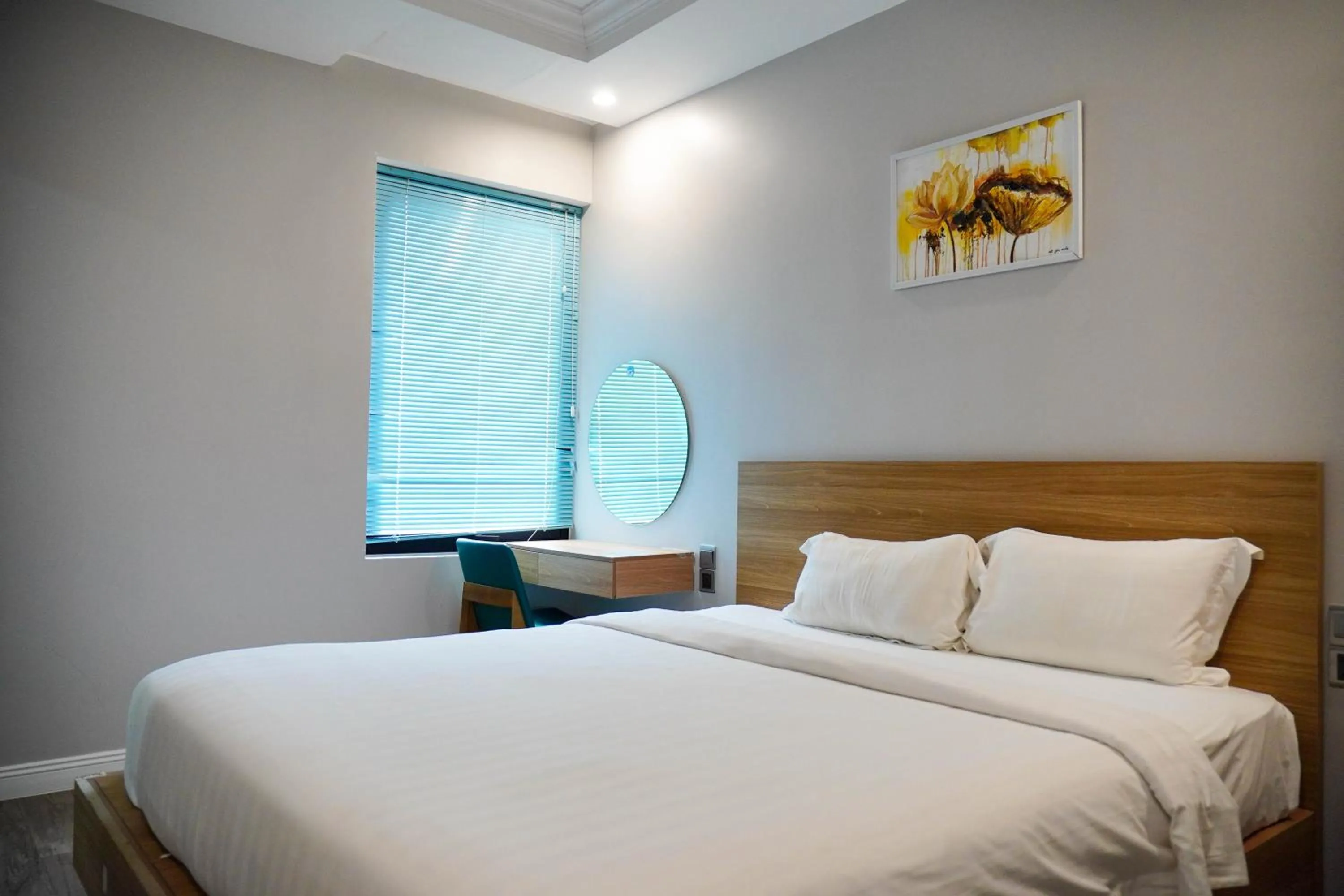 Bed in Le Cap Gym Hotel & Apartments