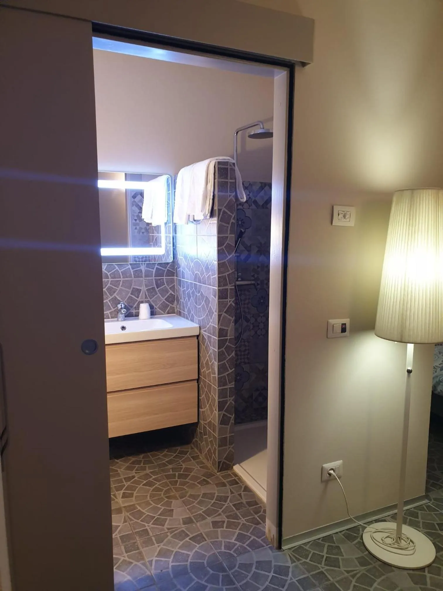 Shower in Piccolo Hotel Olina