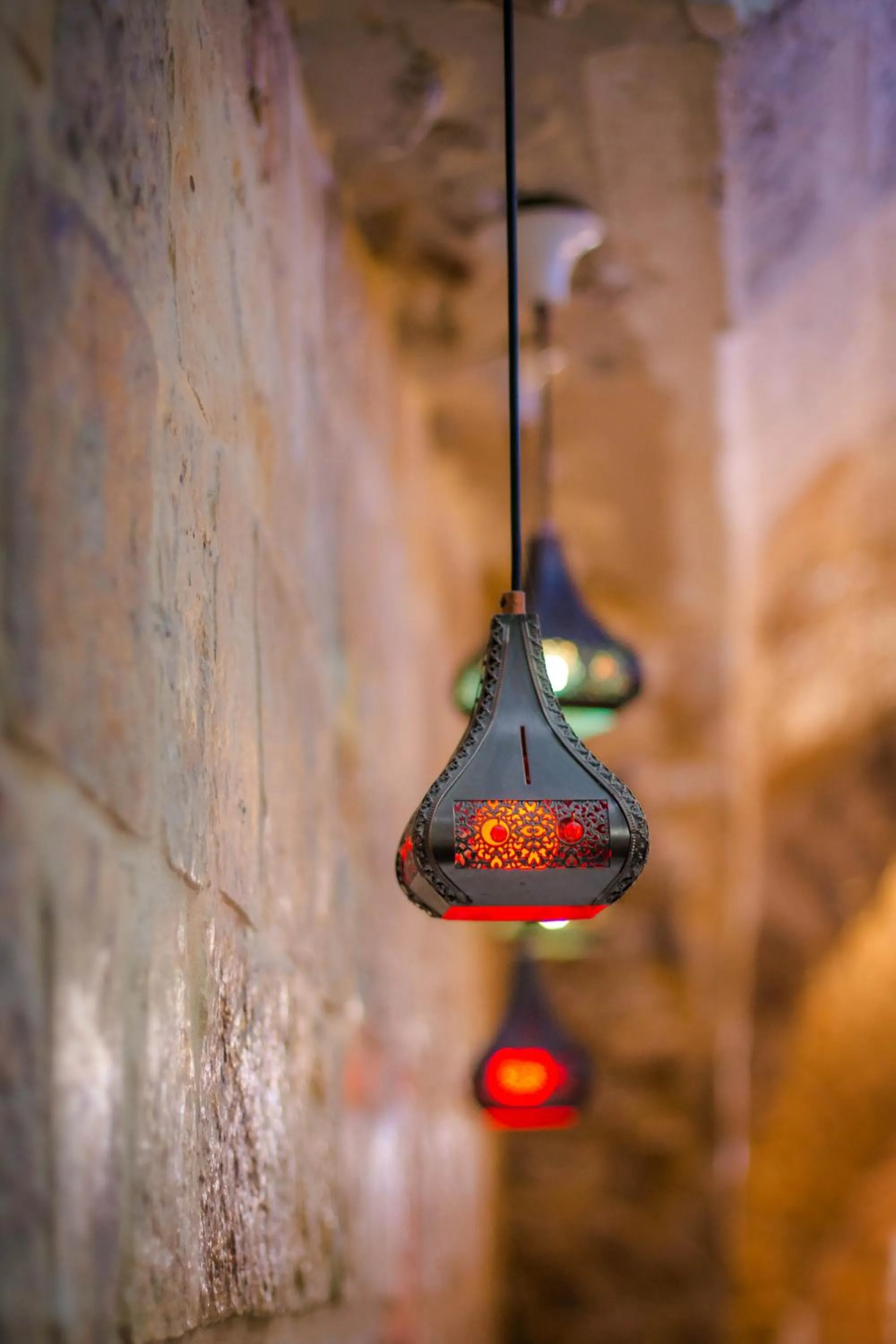 Decorative detail in Hashimi Hotel Old City Jerusalem