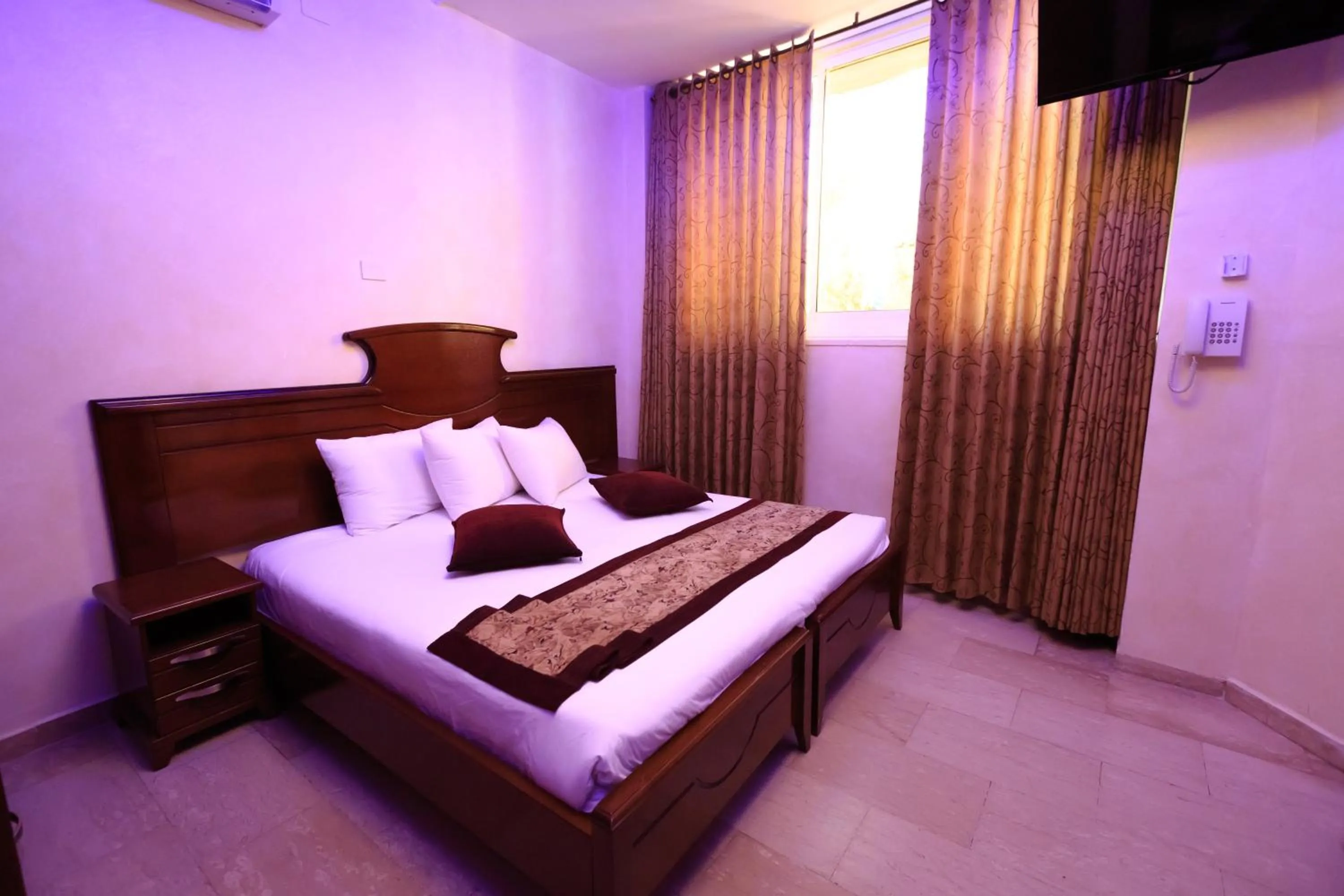 Bed in Hashimi Hotel Old City Jerusalem