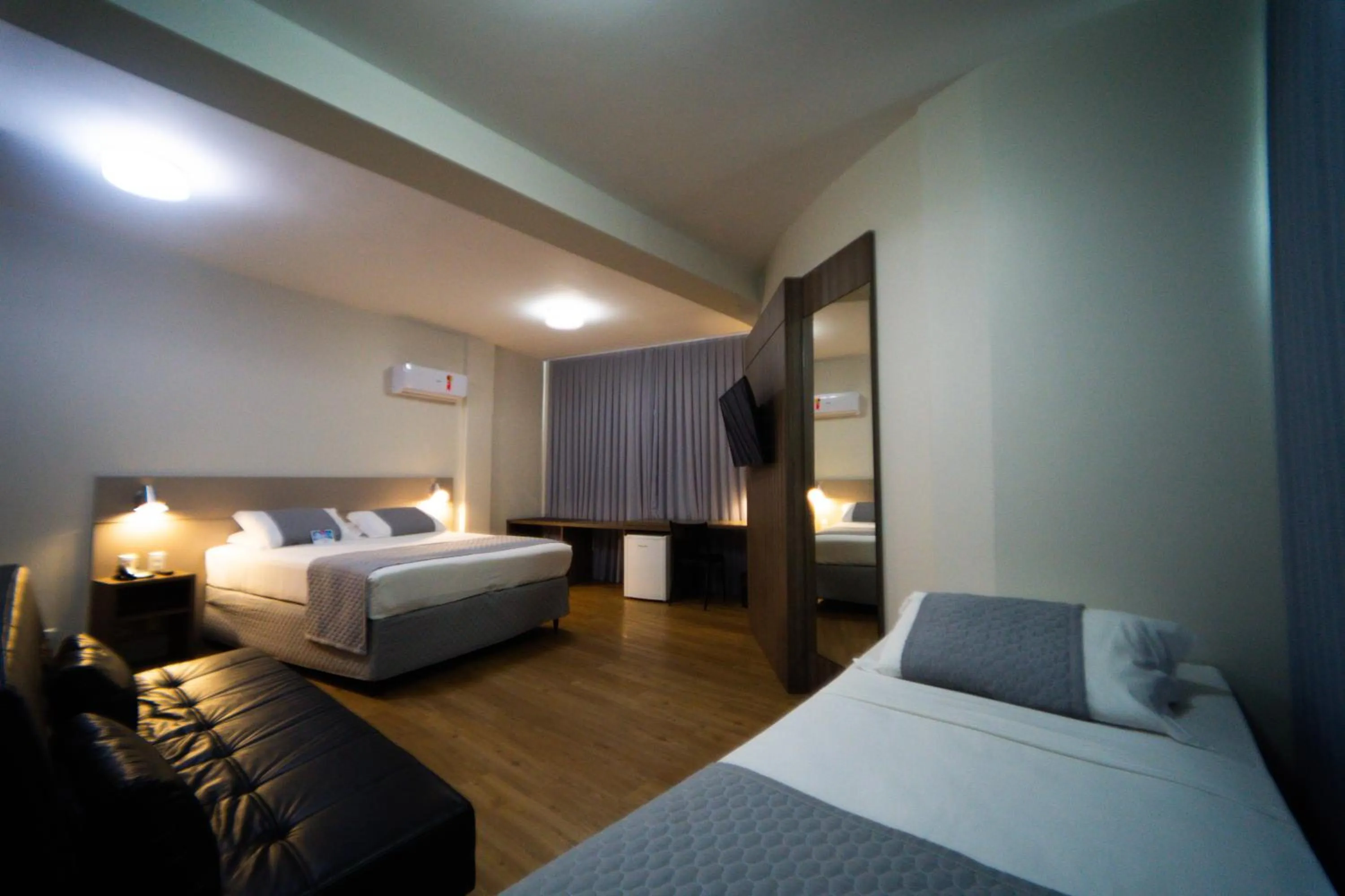 Bed in Hotel Valerim Itajaí / Navegantes