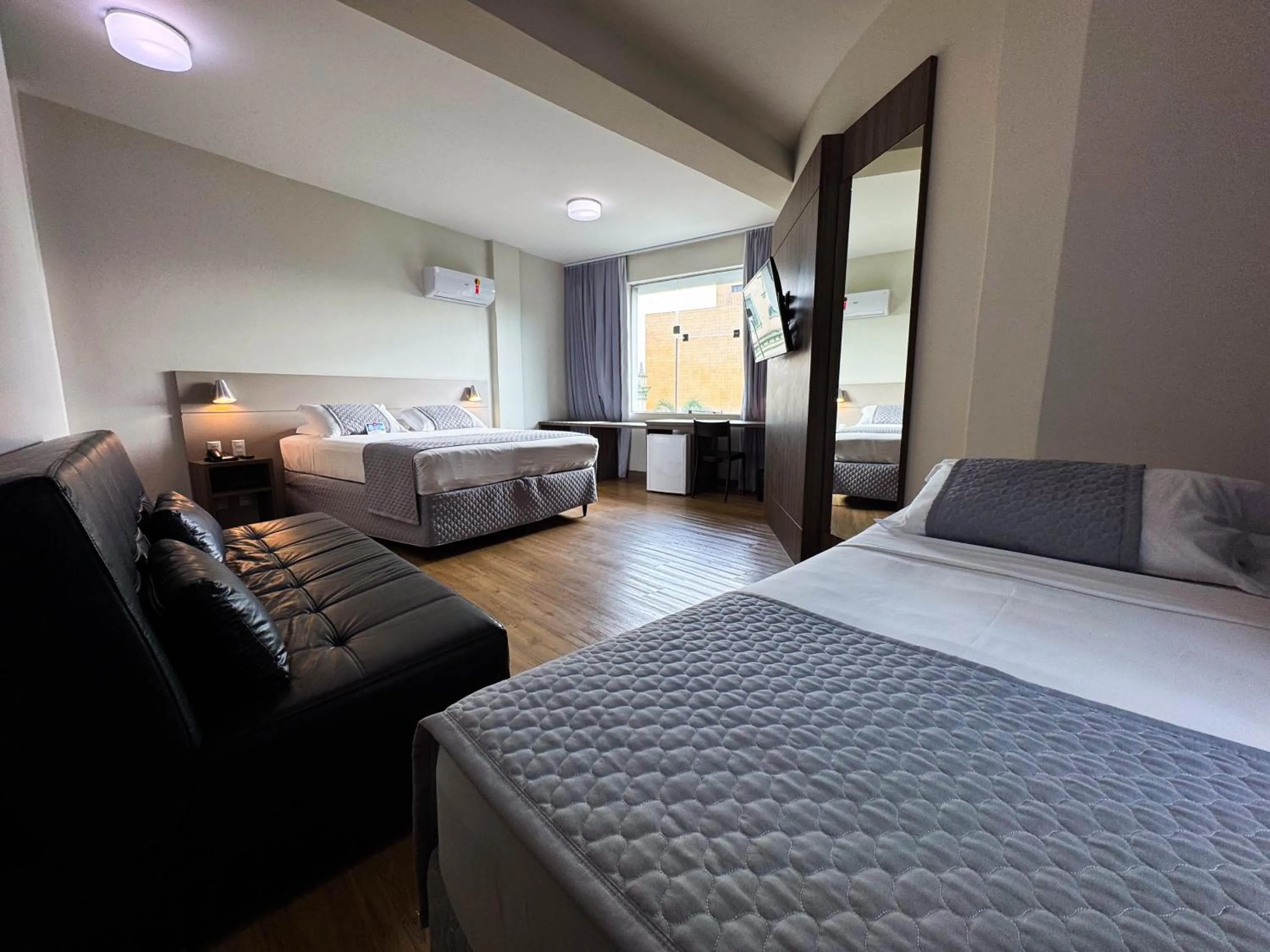 Bed in Hotel Valerim Itajaí / Navegantes