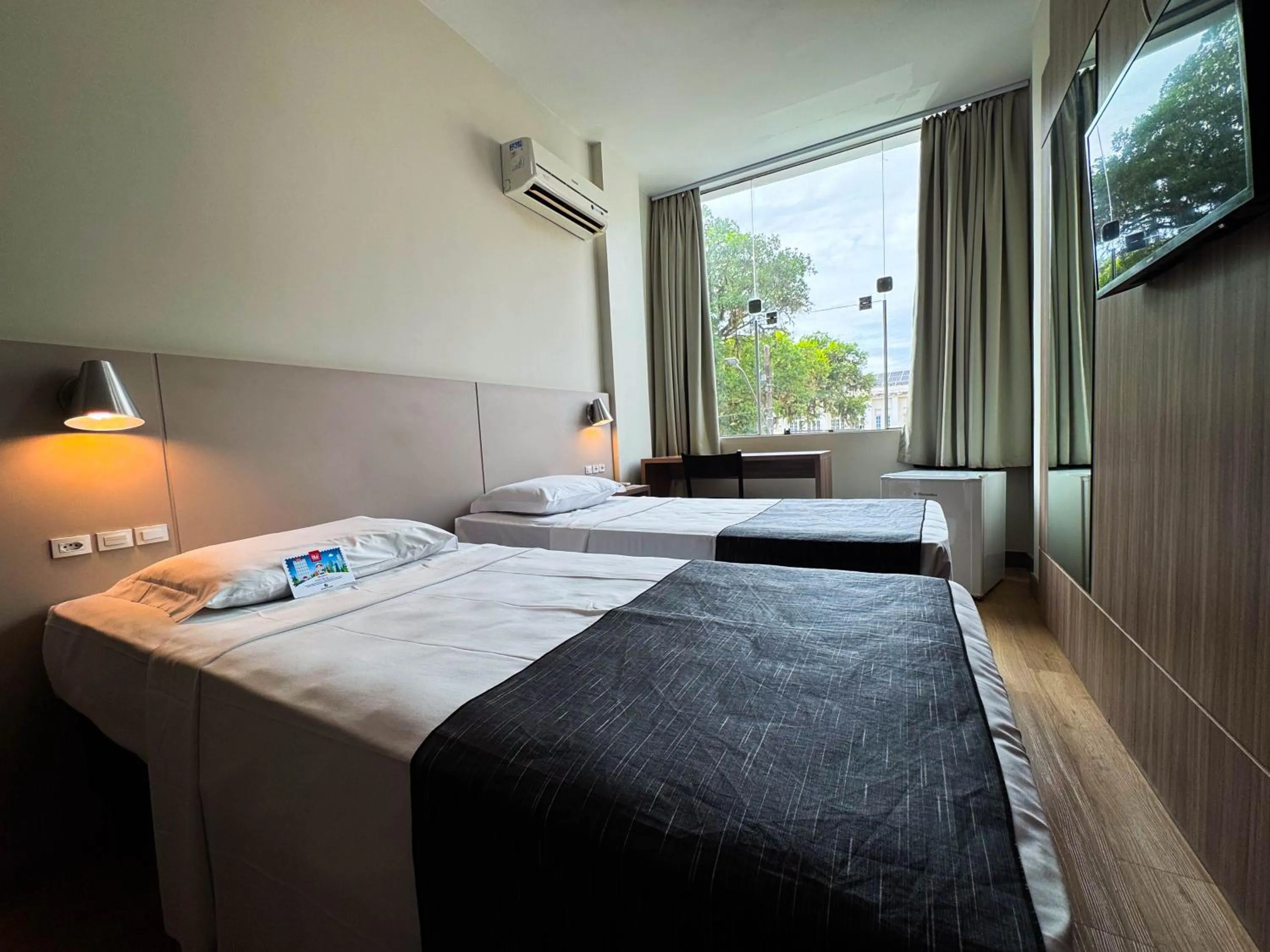 Bed in Hotel Valerim Itajaí / Navegantes