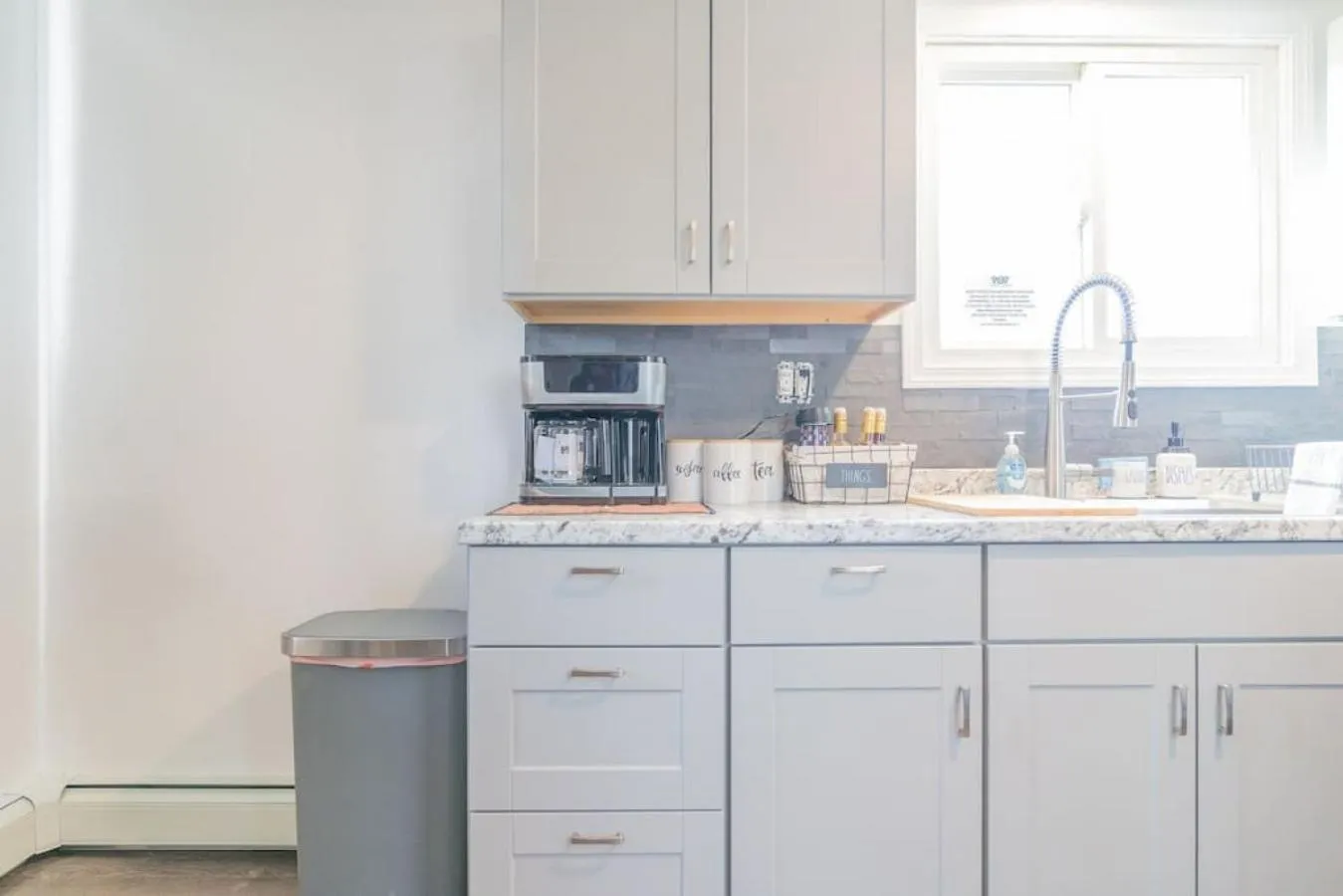 Kitchen or kitchenette in Executive Work Space With Modern Charm