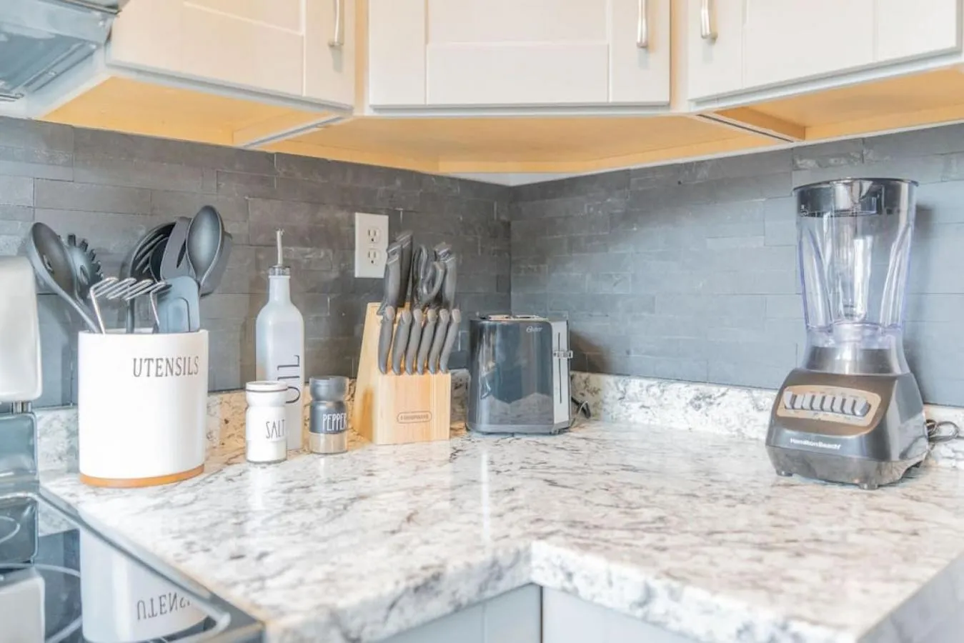 Kitchen or kitchenette in Executive Work Space With Modern Charm