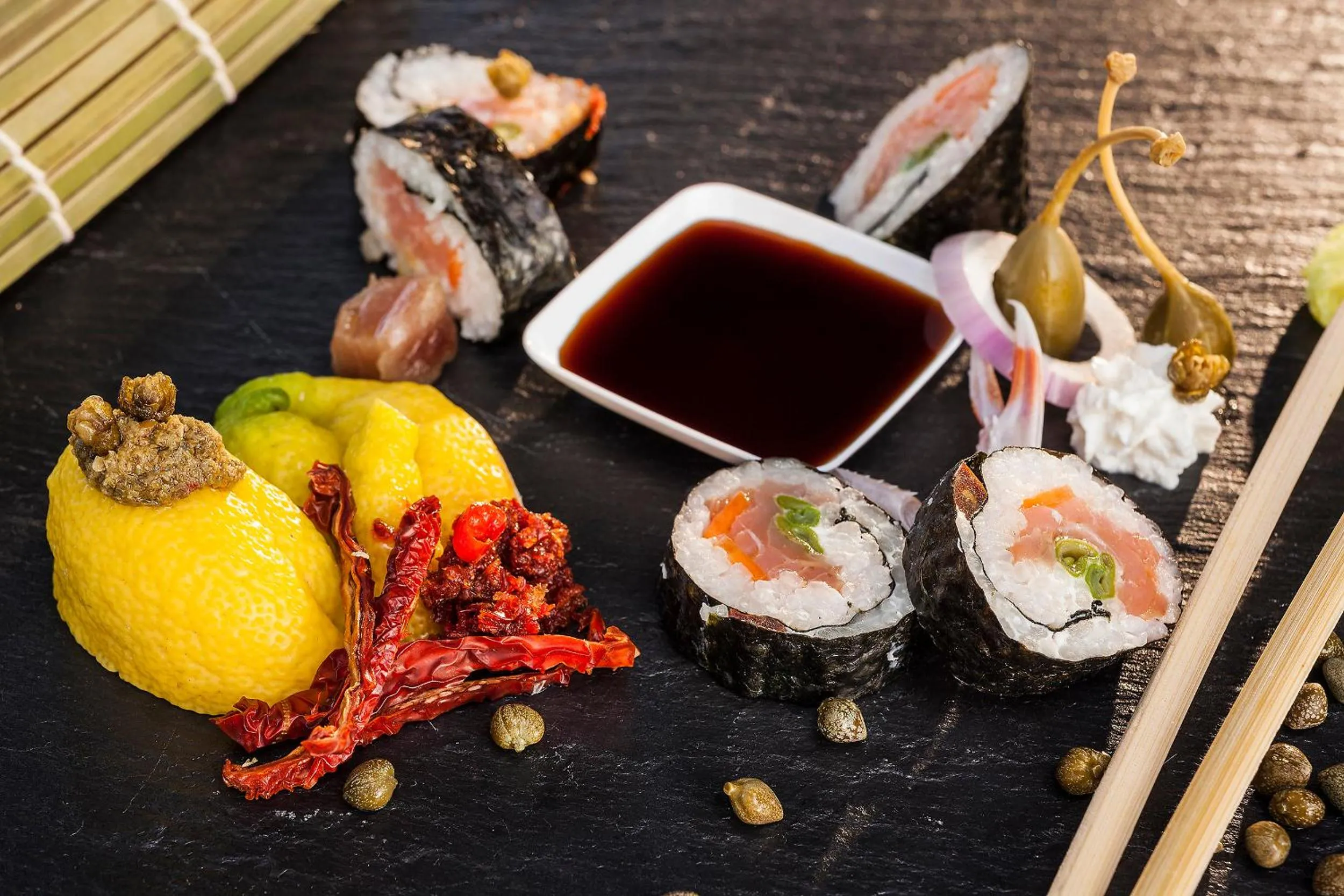 Food close-up in Hotel Orsa Maggiore