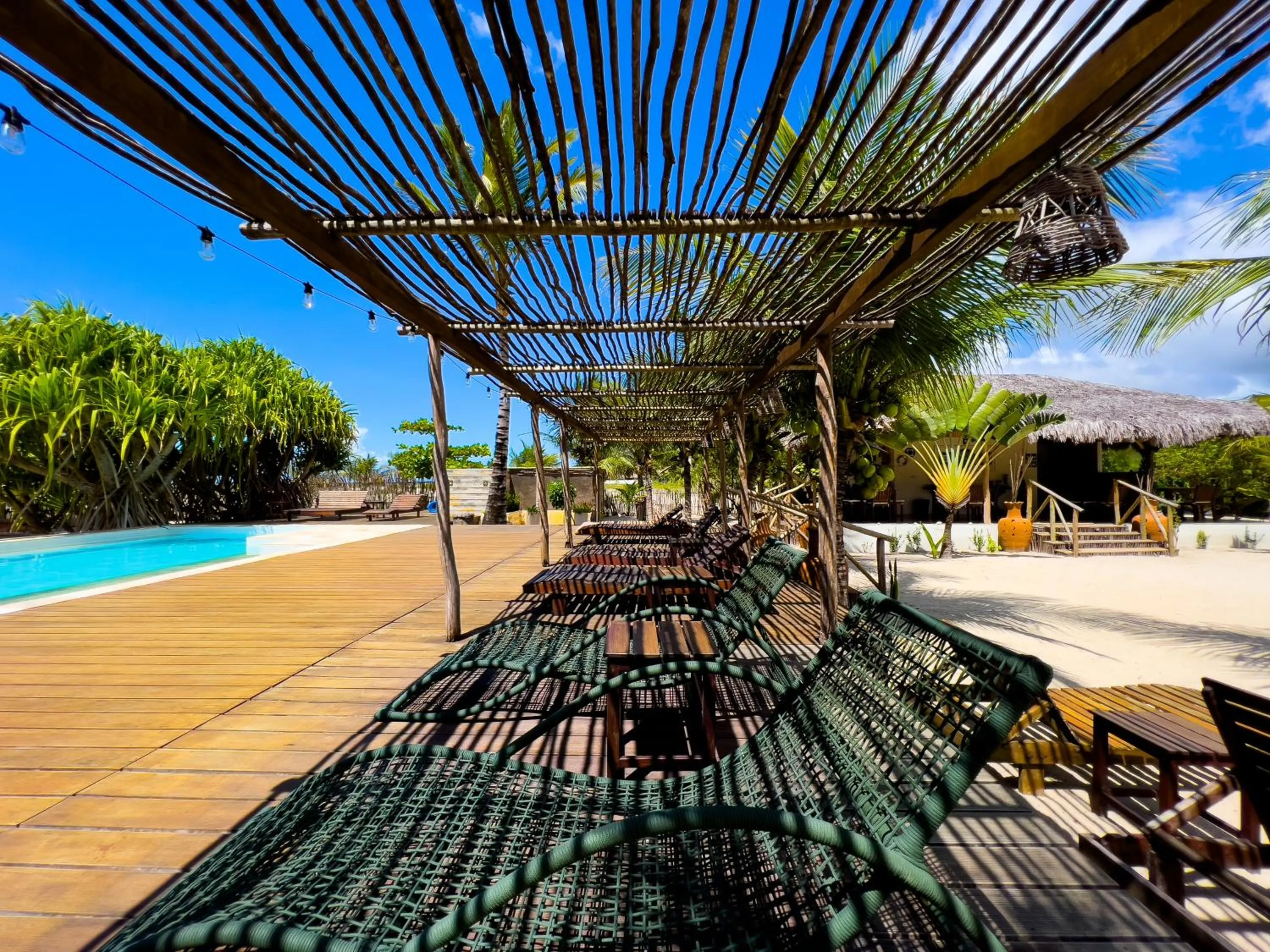 Swimming pool in Pousada Luna - D3 Experience - Preá, CE