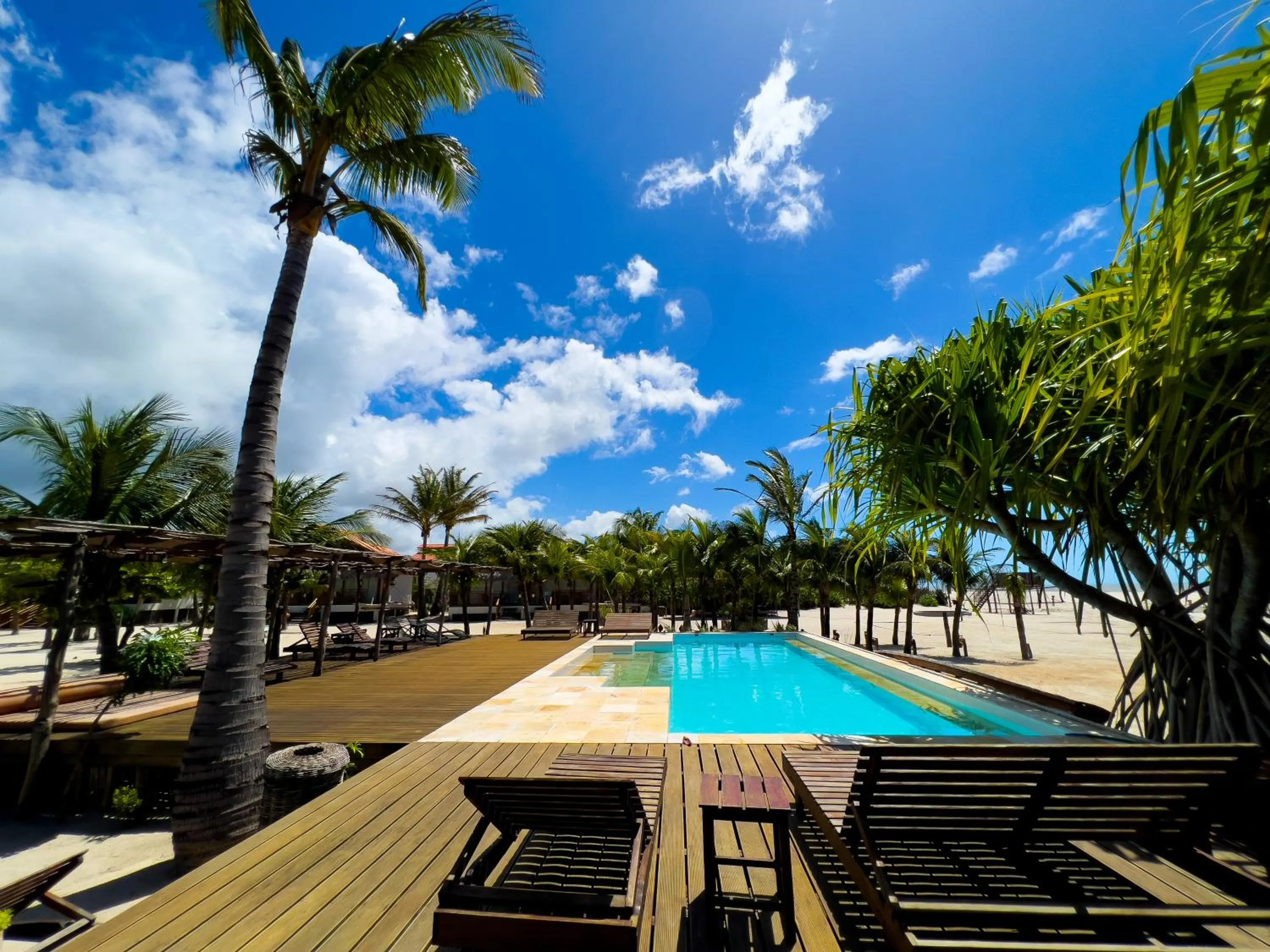 Pool view in Pousada Luna - D3 Experience - Preá, CE