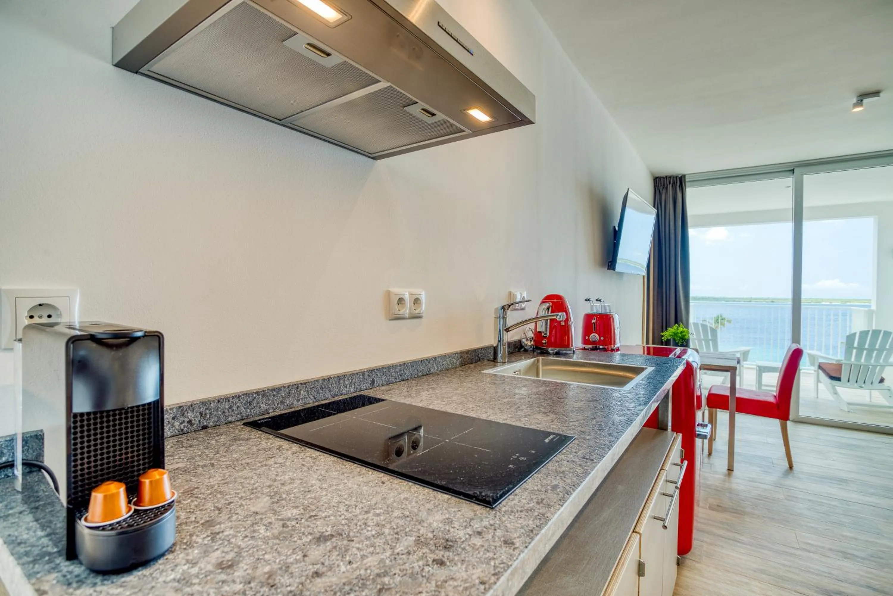 Kitchen or kitchenette in Chogogo Dive & Beach Resort Bonaire