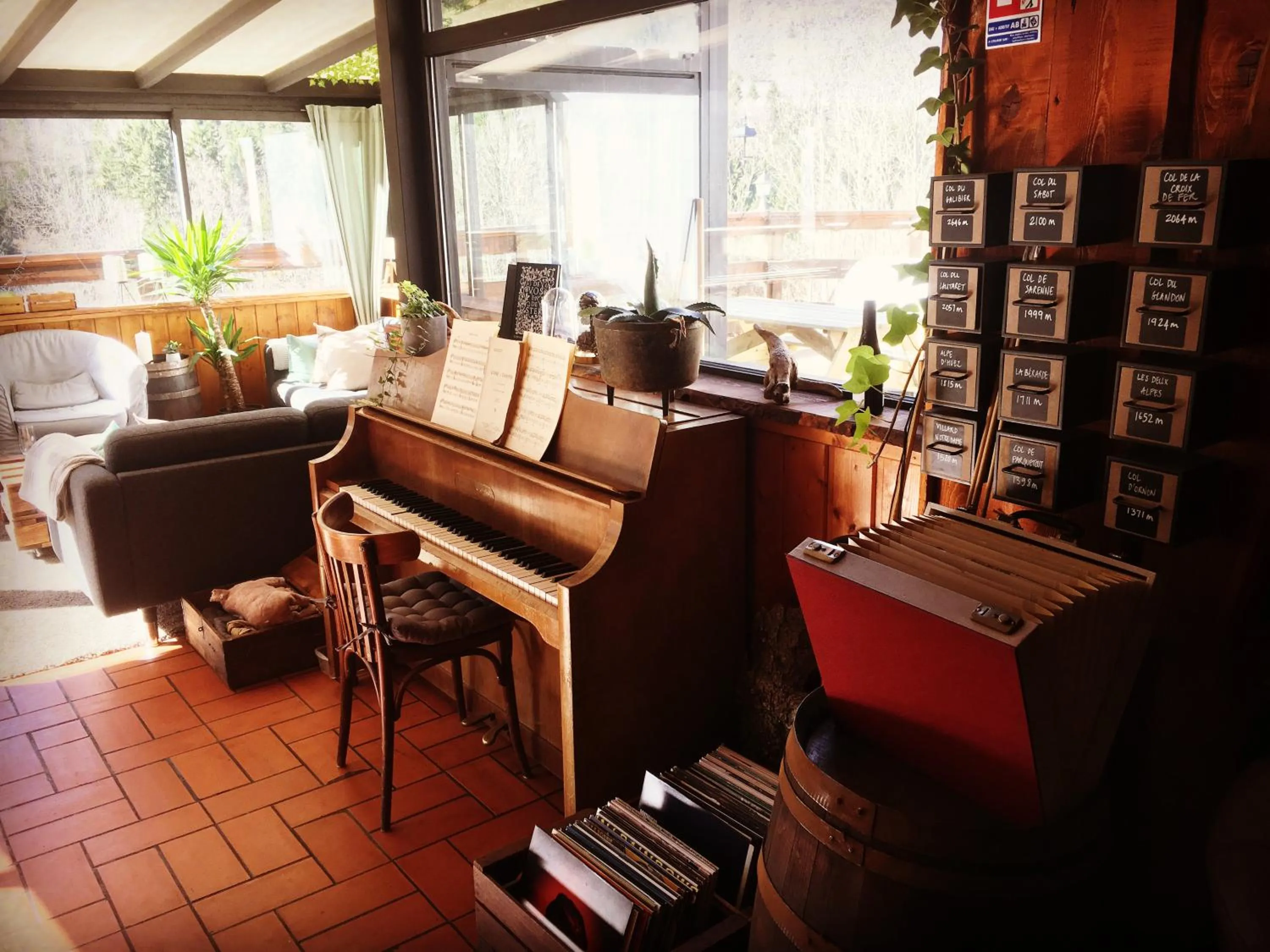 Living room in Hotel Au Bon Accueil