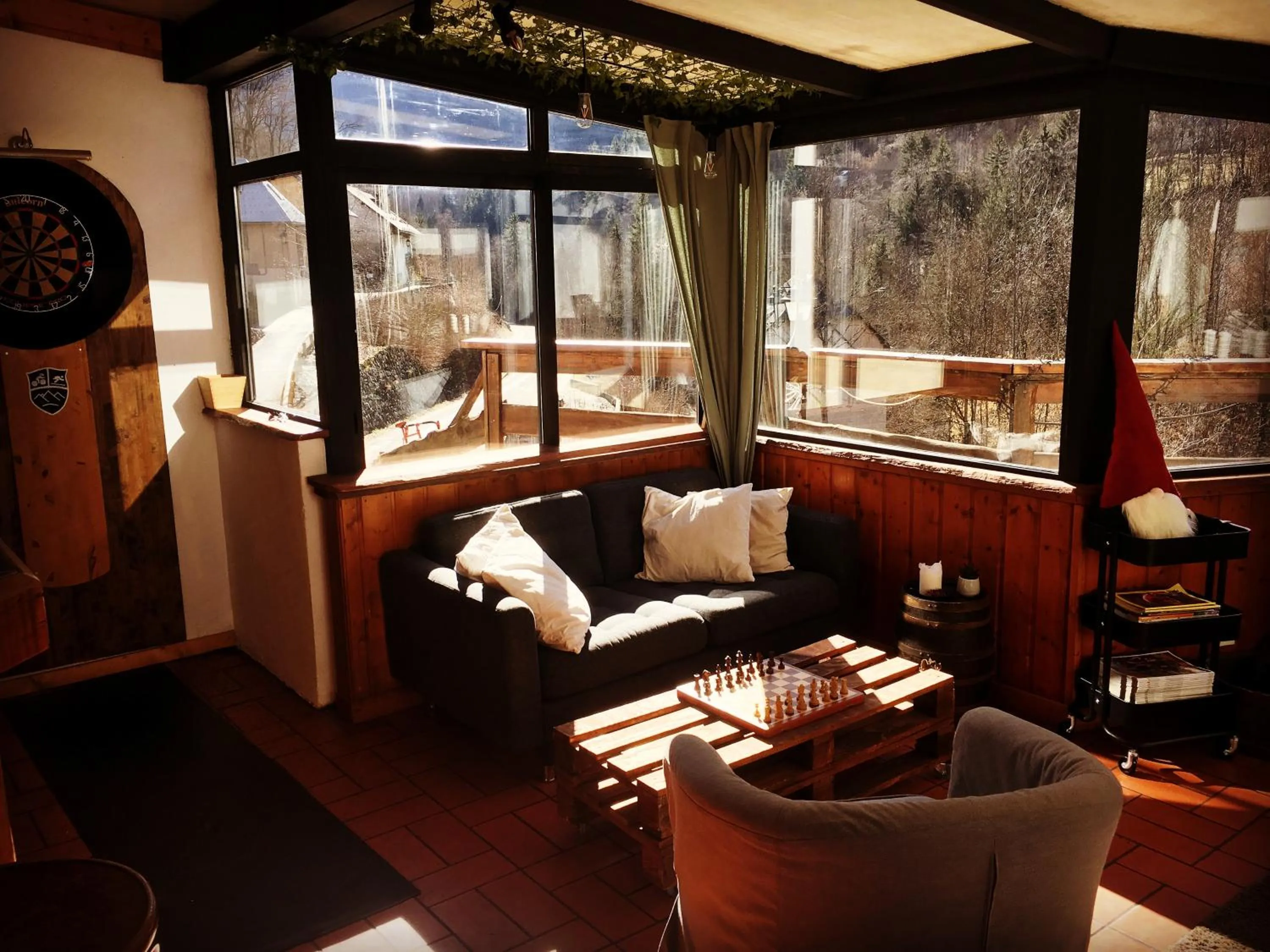 Living room in Hotel Au Bon Accueil