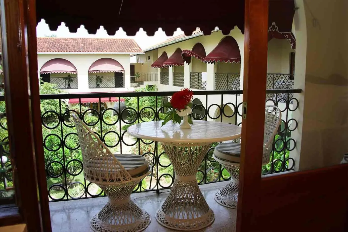 Patio in Charela Inn