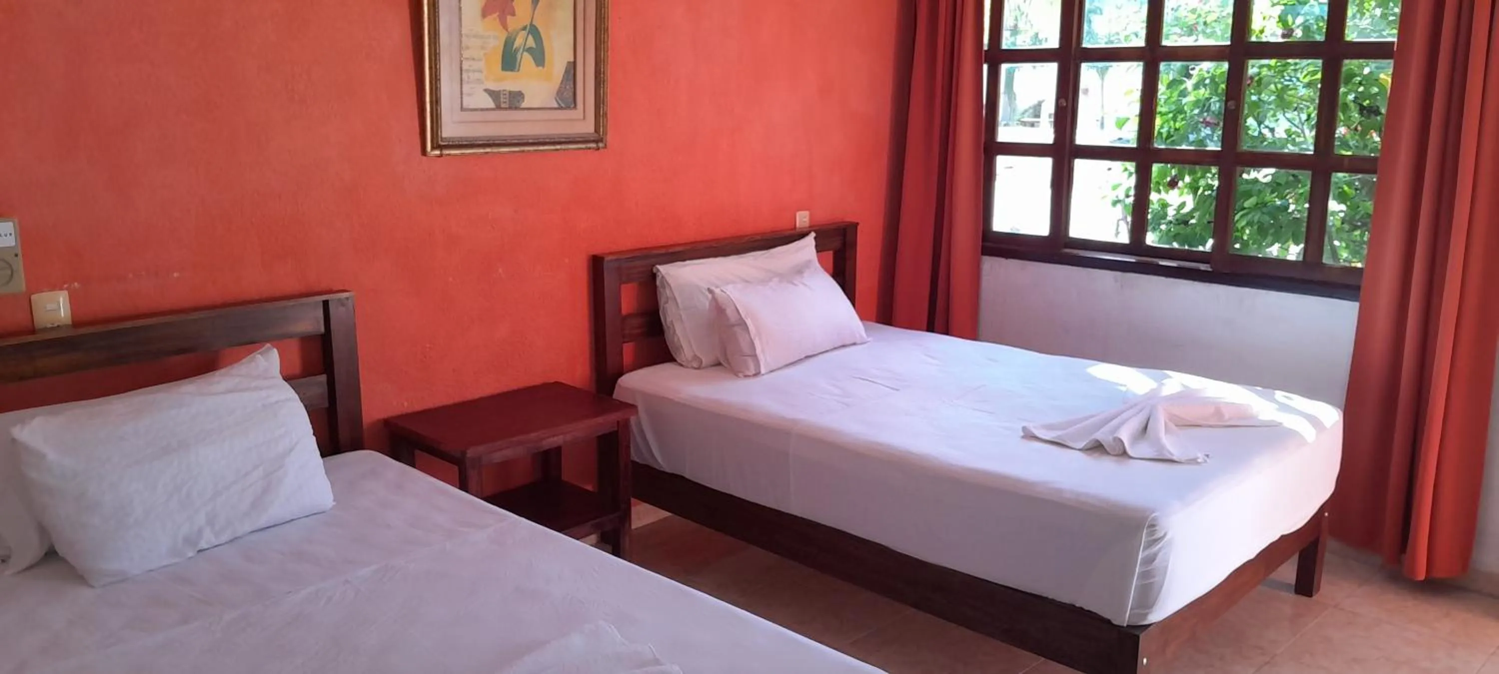 Bed in Hotel yaakunah