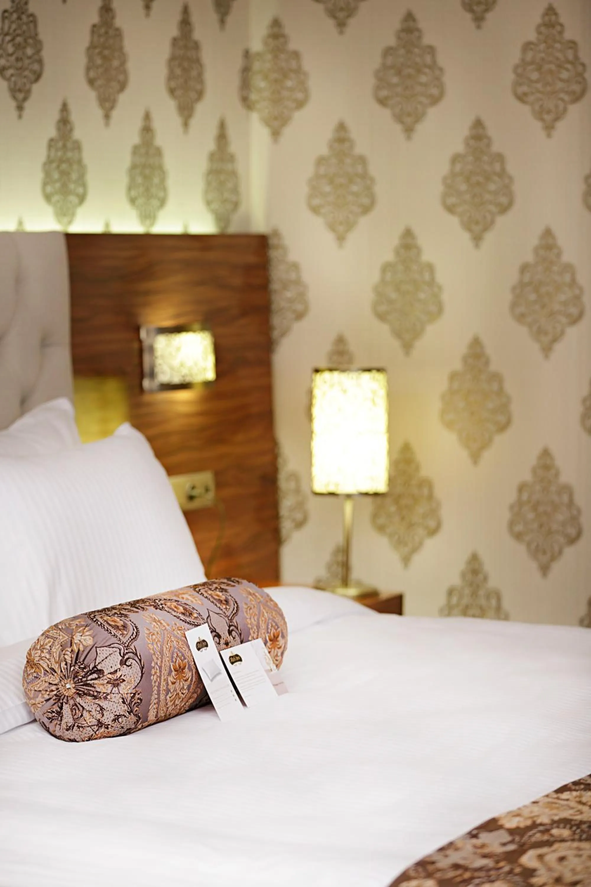 Bed in World Point Hotel Istanbul