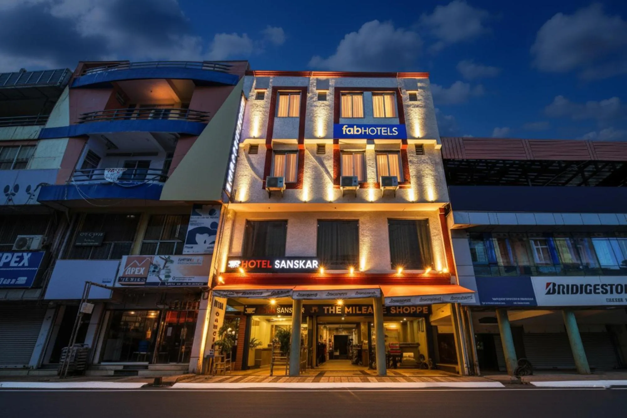 Property building in FabHotel Sanskar