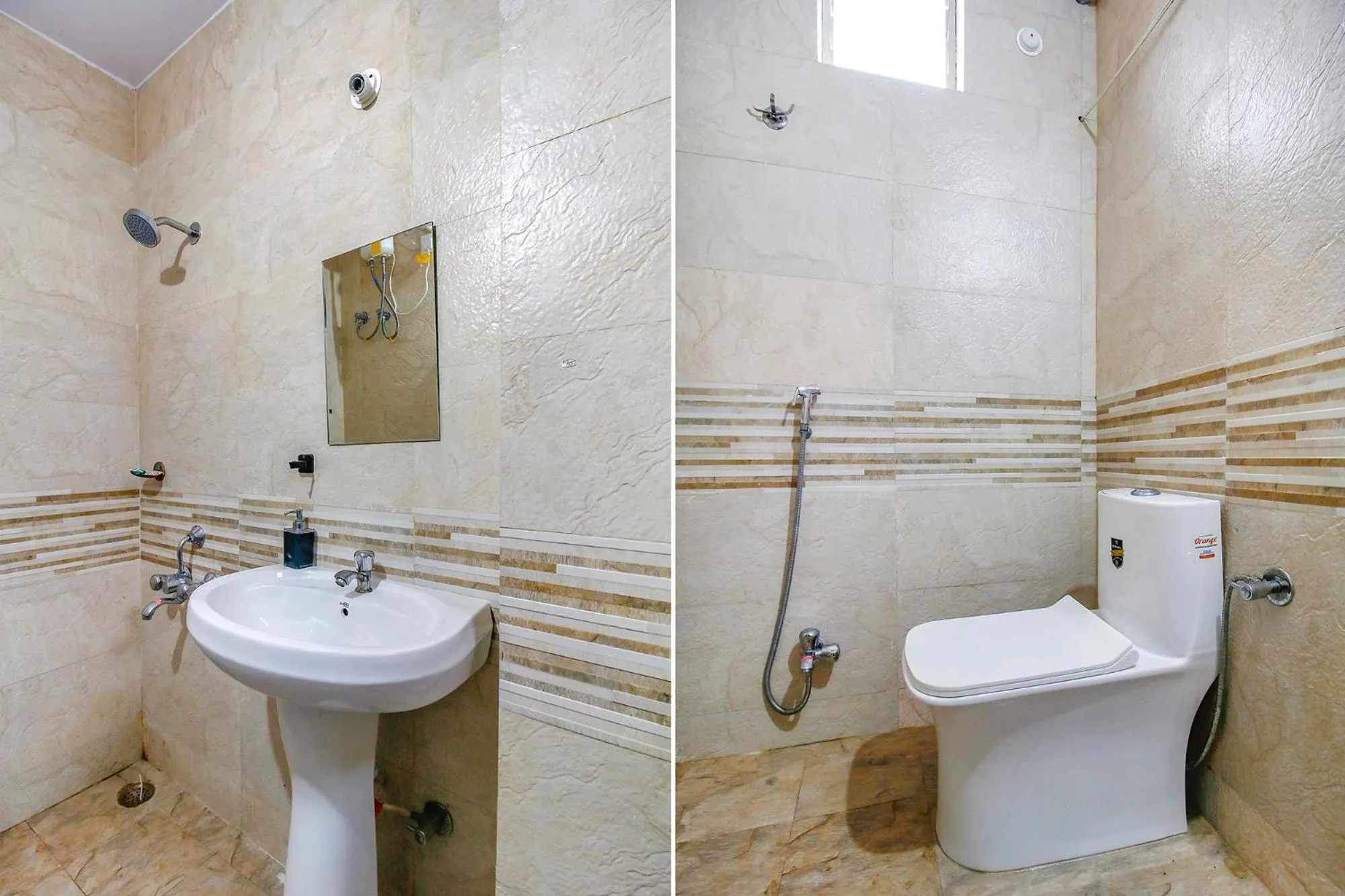 Bathroom in FabHotel Sanskar