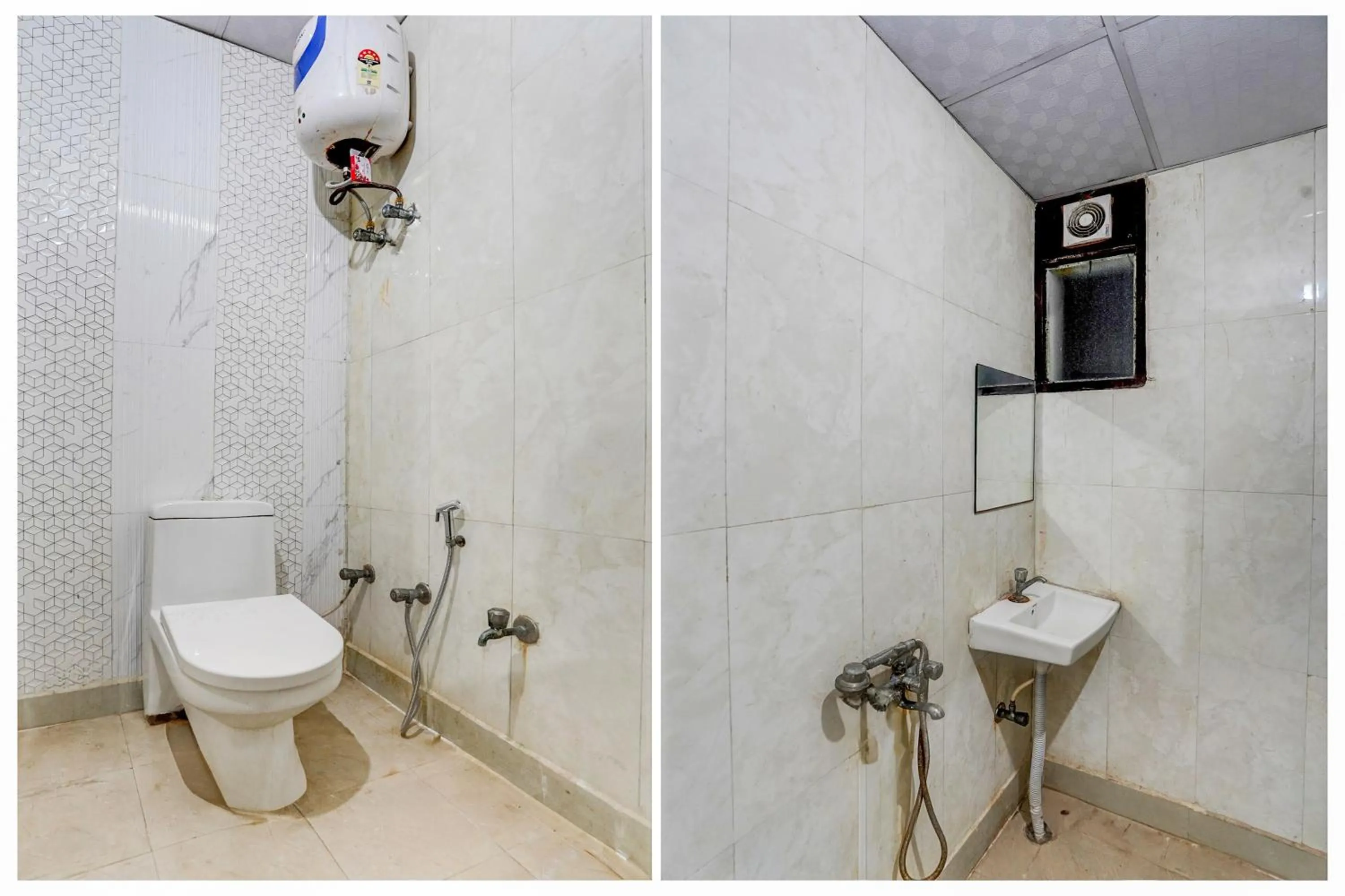 Bathroom in Hotel O The Maruti hotel