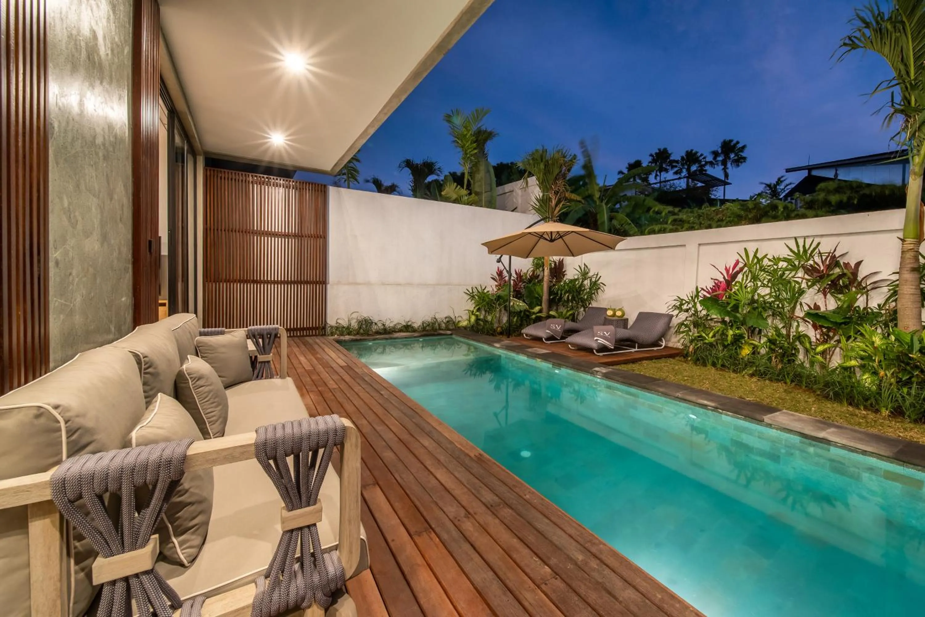 Pool view in Sunny Village Berawa