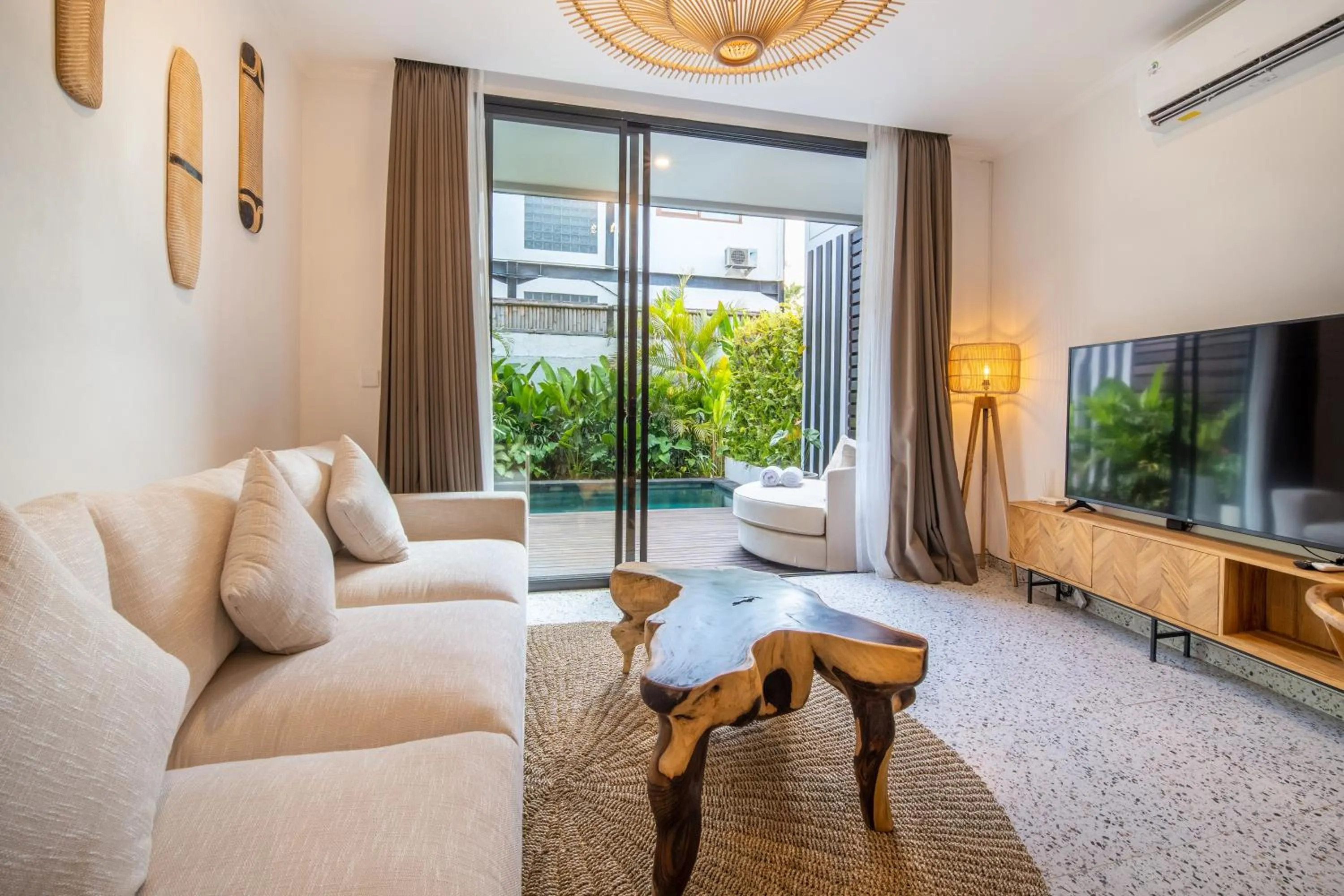 Living room in Sunny Village Berawa