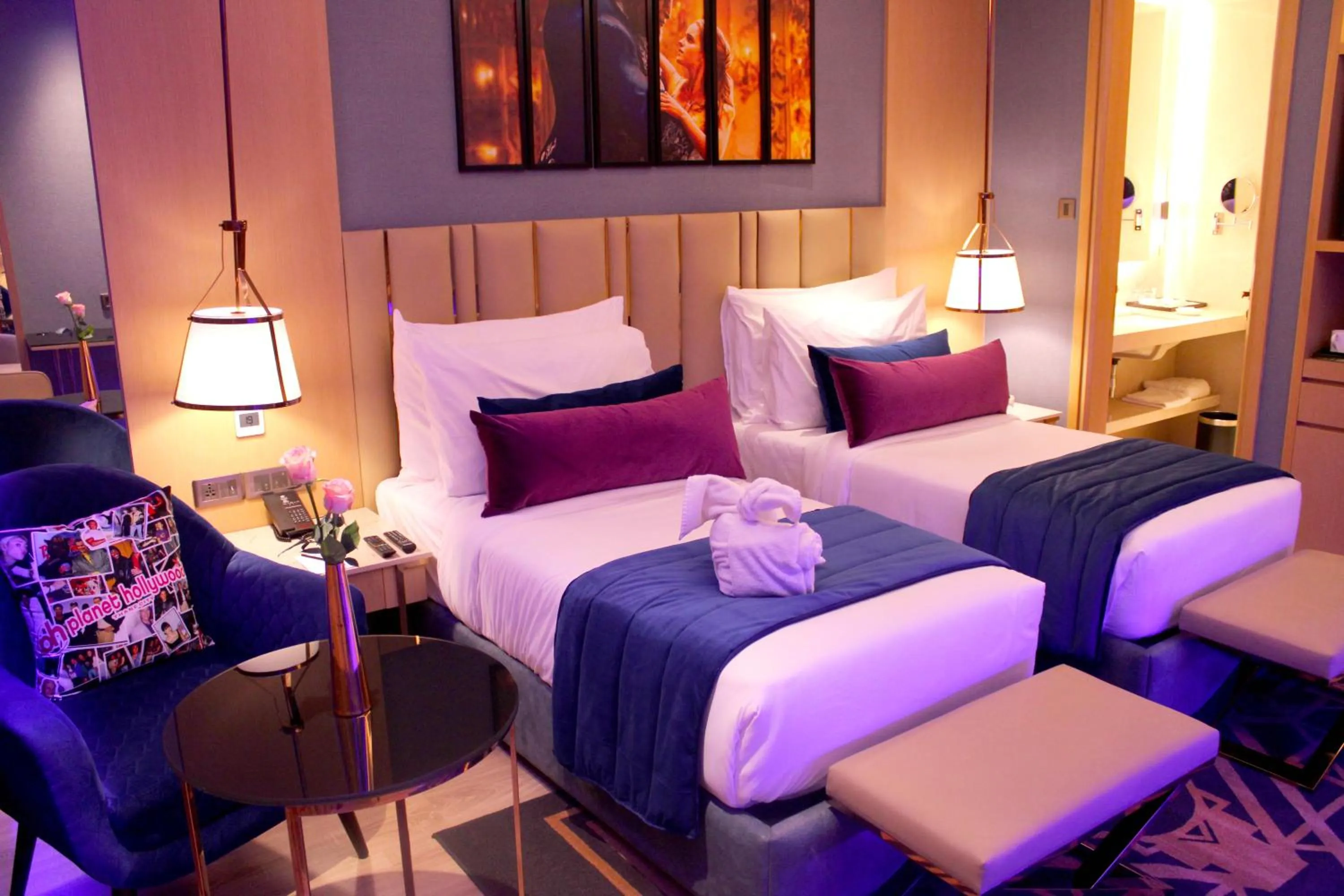 Bed in Planet Hollywood Thane