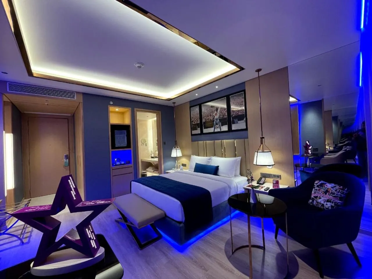 Bed in Planet Hollywood Thane