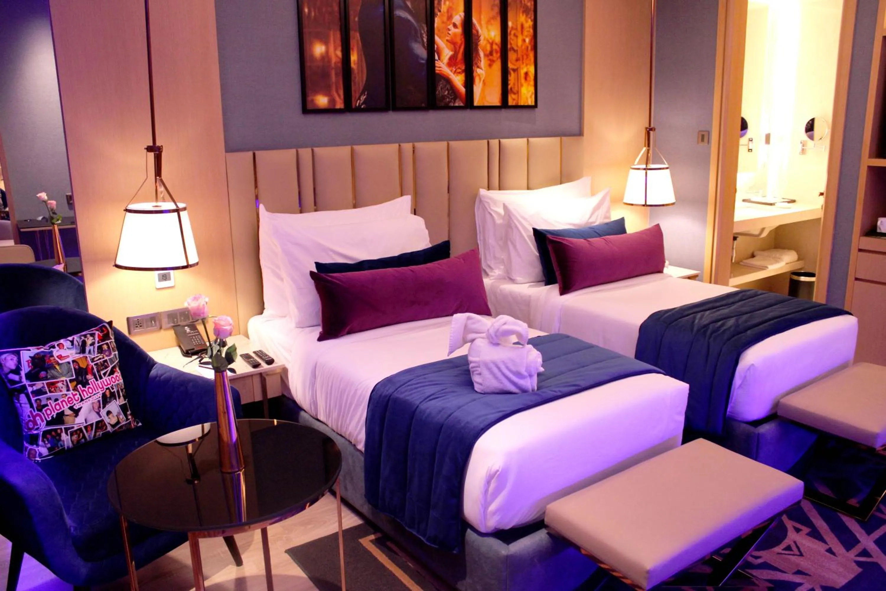 Bed in Planet Hollywood Thane