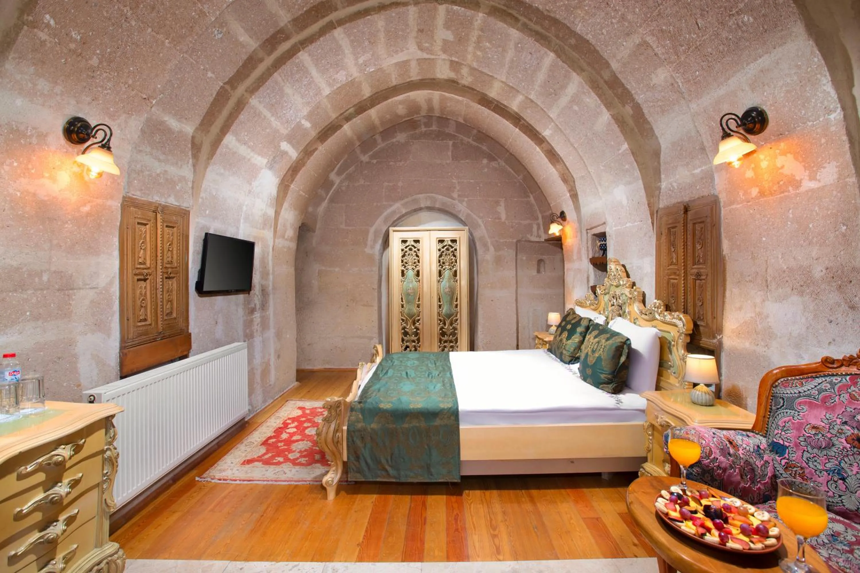 Bed in Portal Cappadocia Hotel