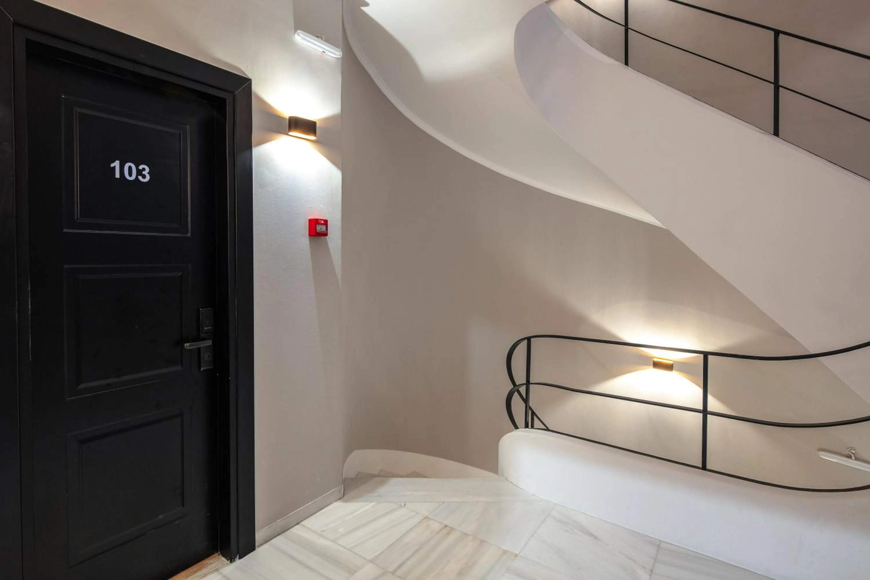 Property building, Bed in The Vault Athens