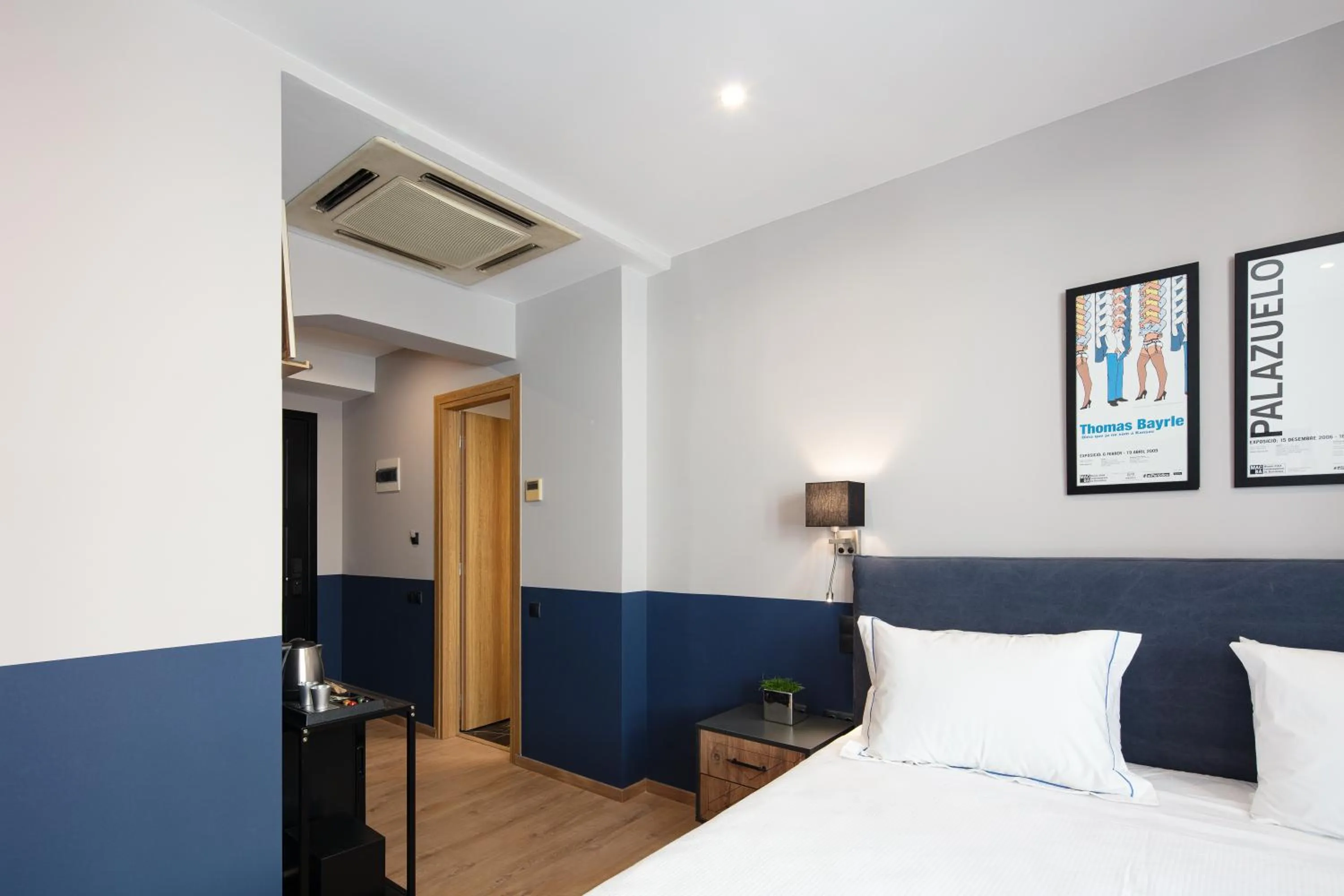 Photo of the whole room, Bed in The Vault Athens