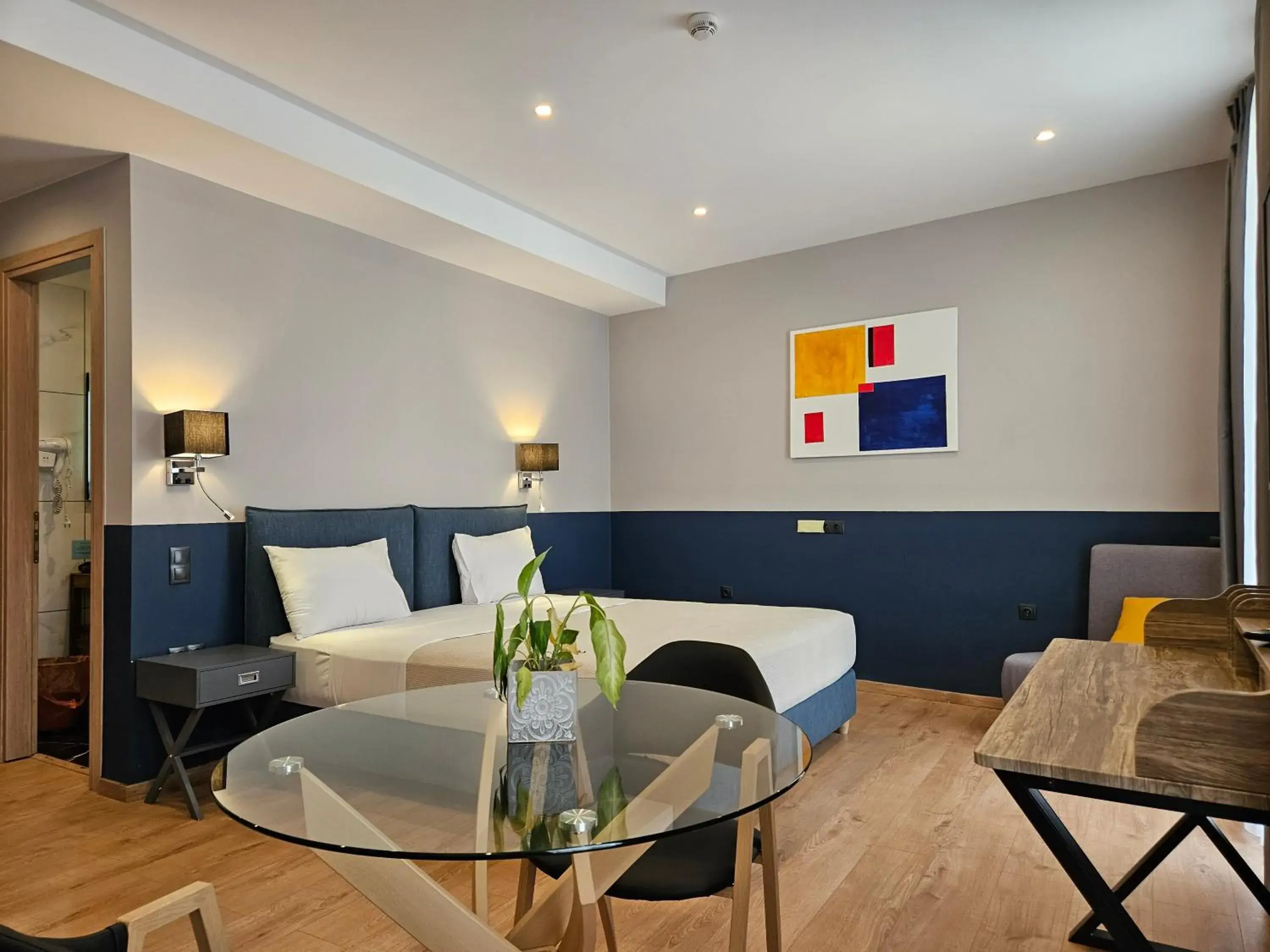 Junior Suite with Terrace & City View | High Floor in The Vault Athens Junior Suite with Terrace & City View | High Floor in The Vault Athens