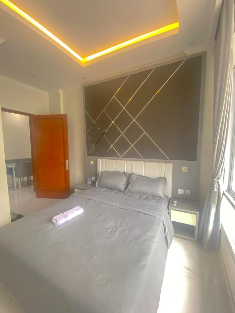 Bed in Algara Puncak Hotel