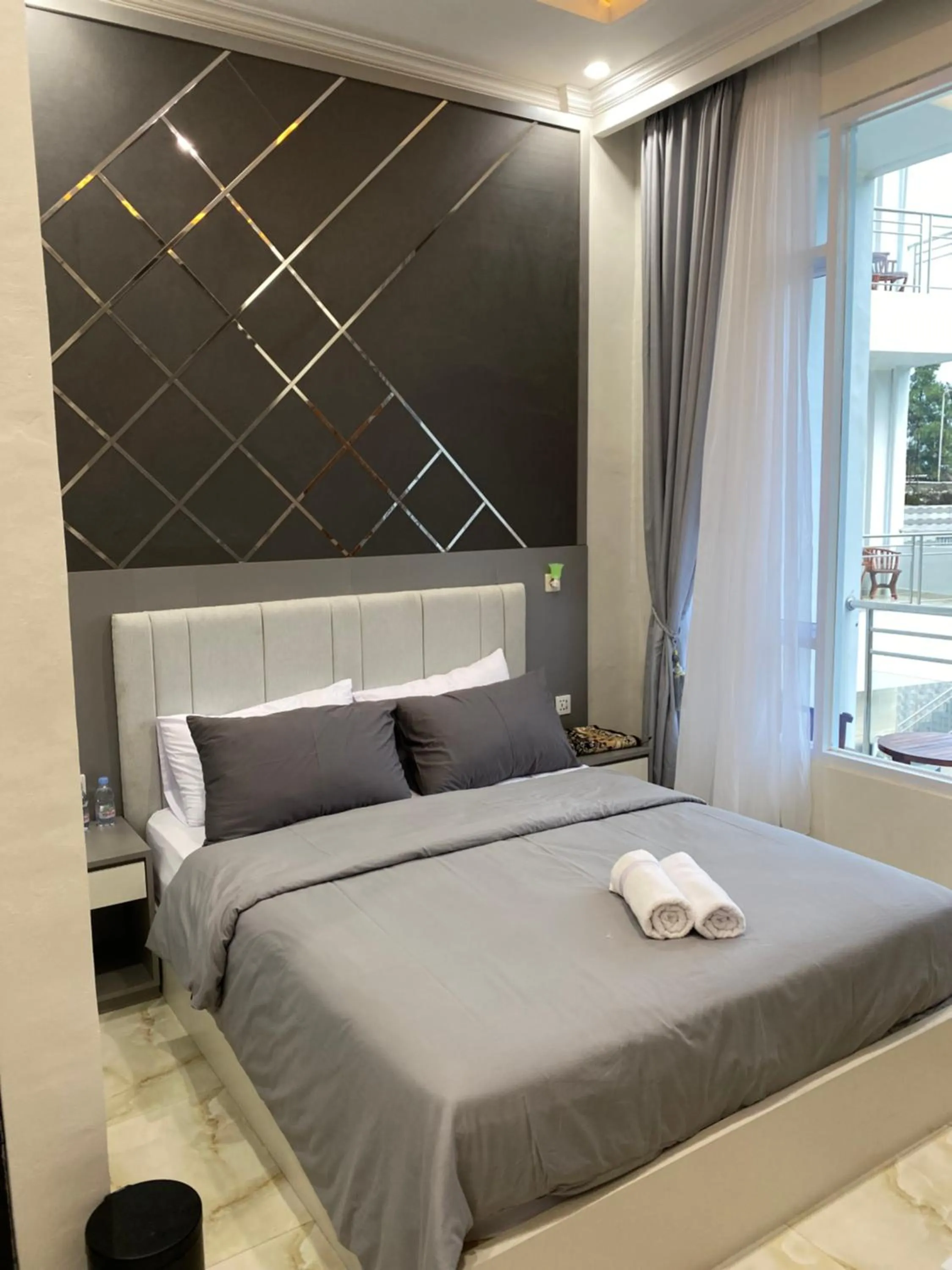 Bed in Algara Puncak Hotel