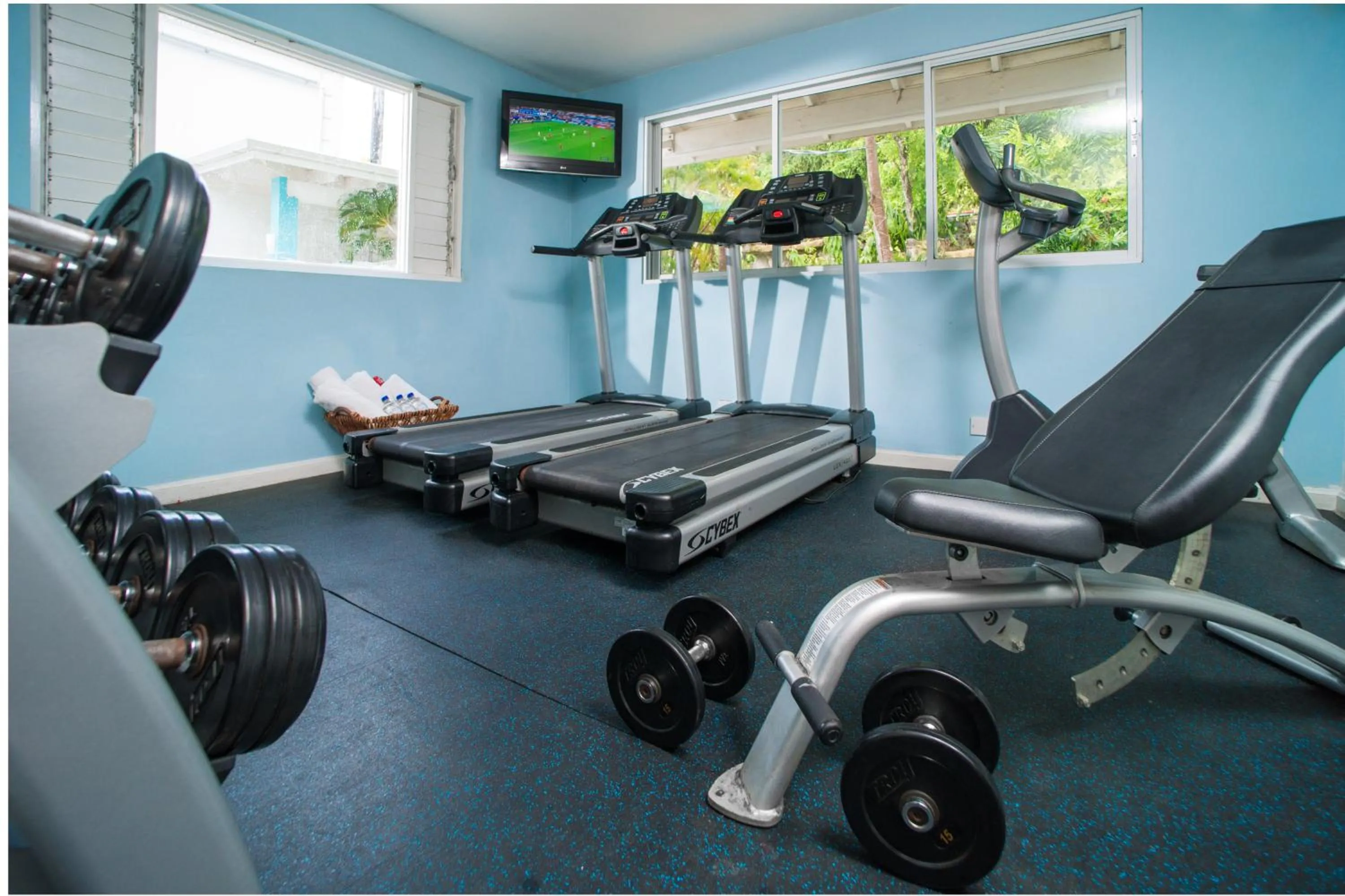 Fitness centre/facilities in Deja Resort All Inclusive