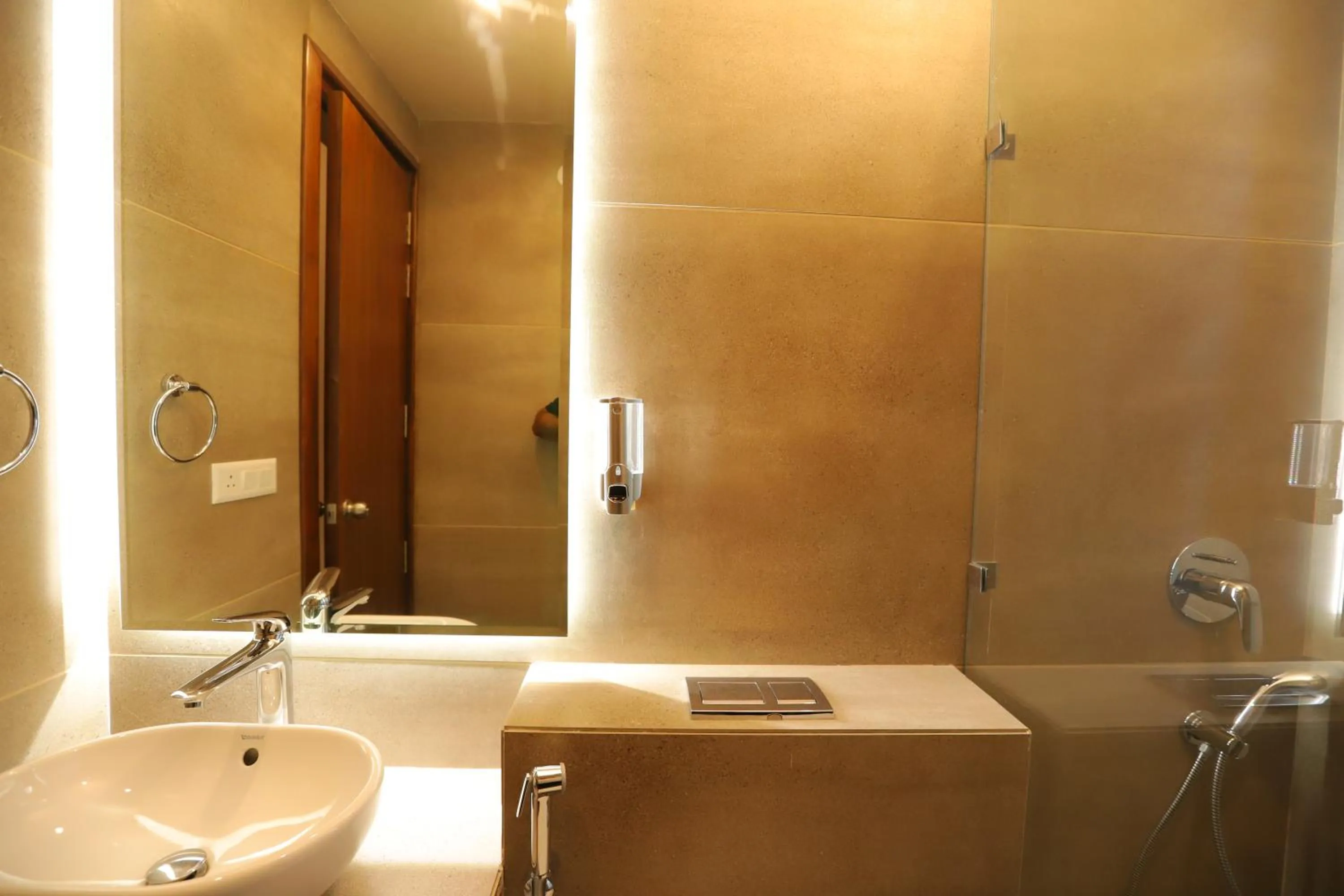 Bathroom in IP Royal Hotel - New Delhi