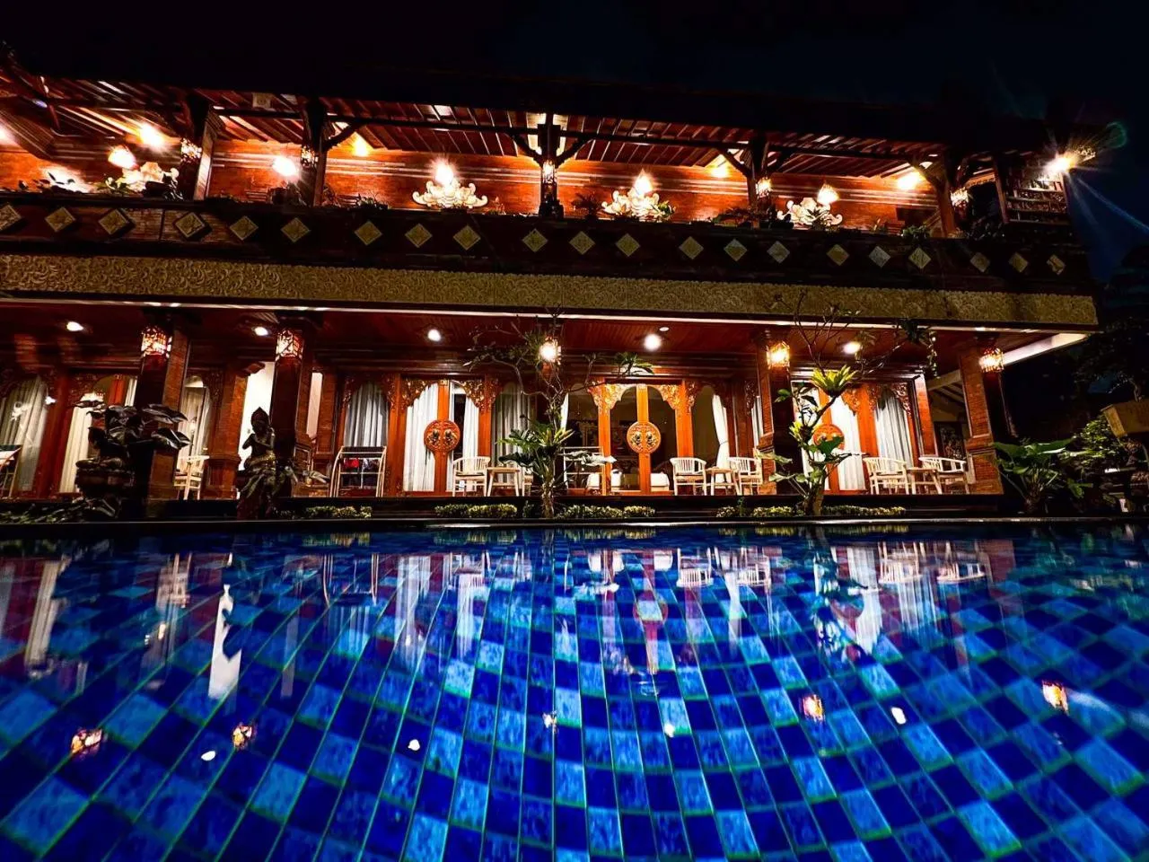 Pool view in Mikuk Cottages Canggu