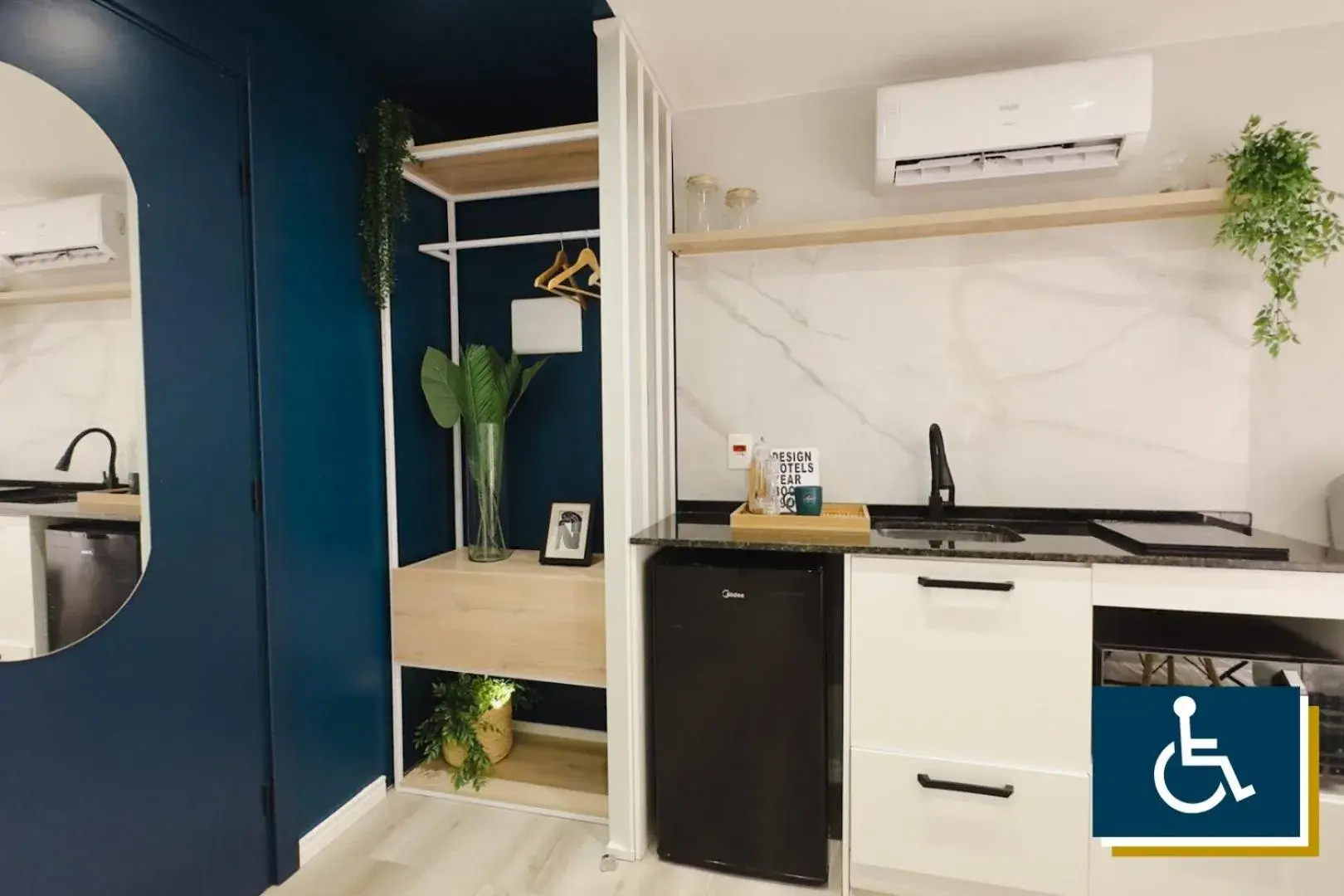 Studio - Disability Access in Apê Paulista Bela Cintra Studio - Disability Access in Apê Paulista Bela Cintra