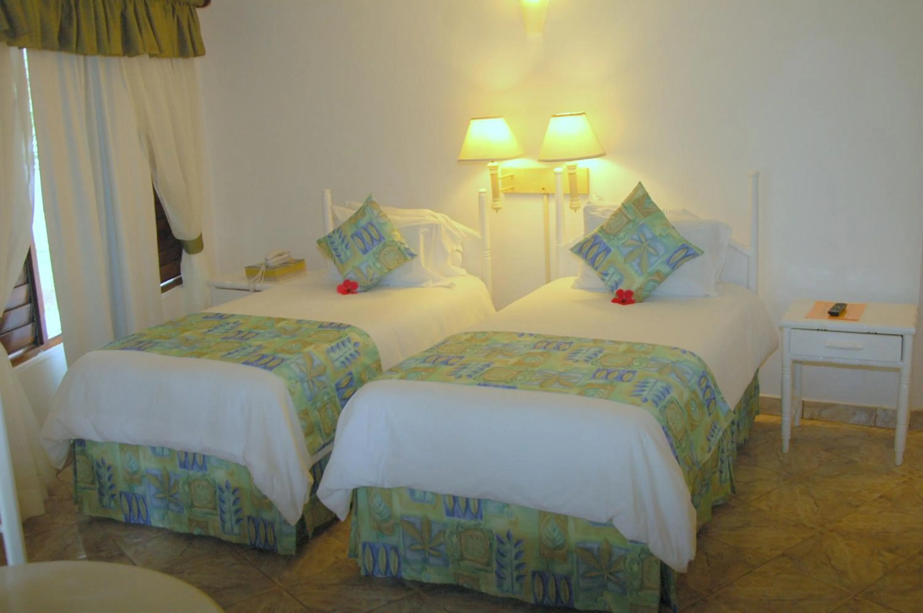 Bed in Negril Treehouse Resort