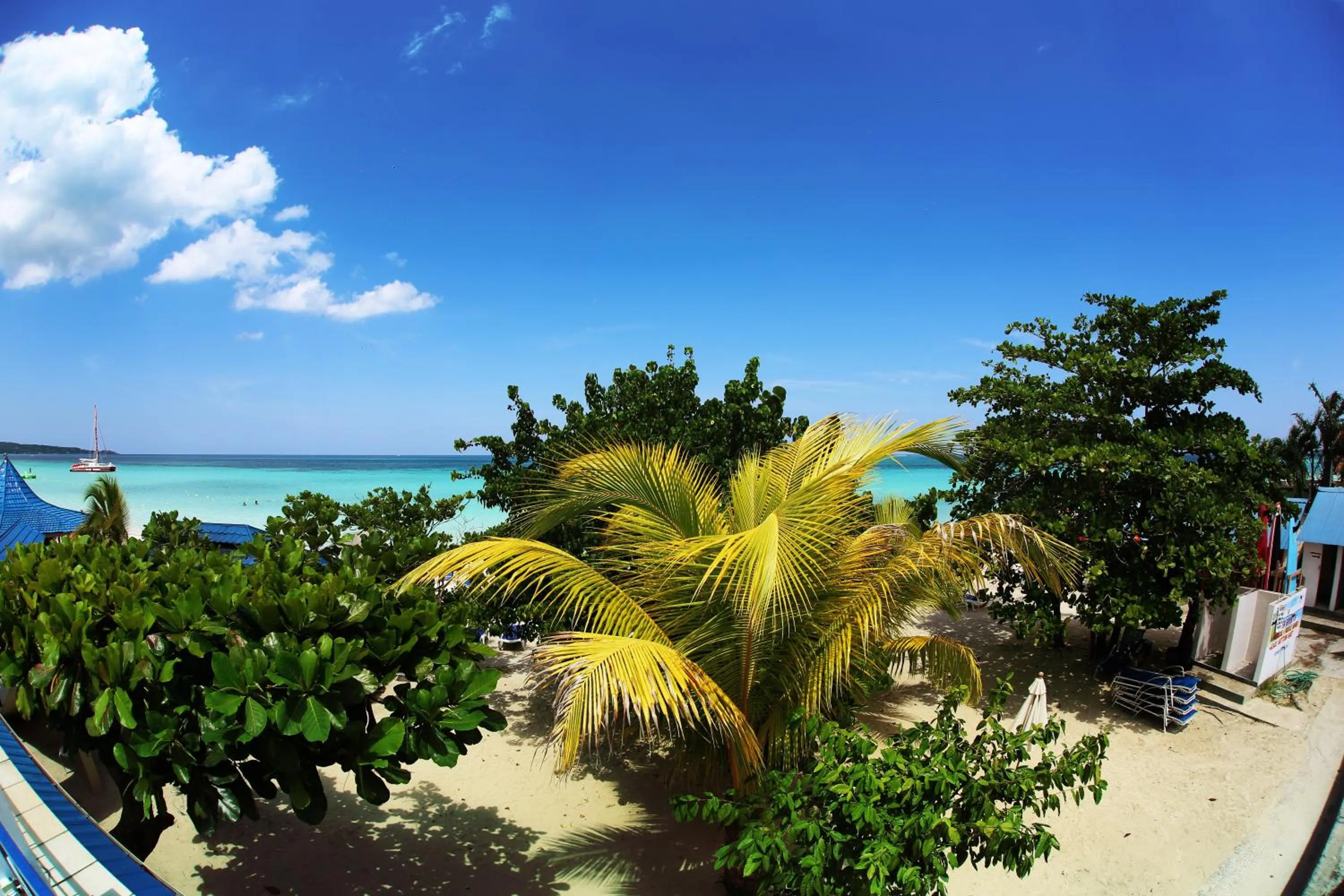 Facade/entrance in Negril Treehouse Resort