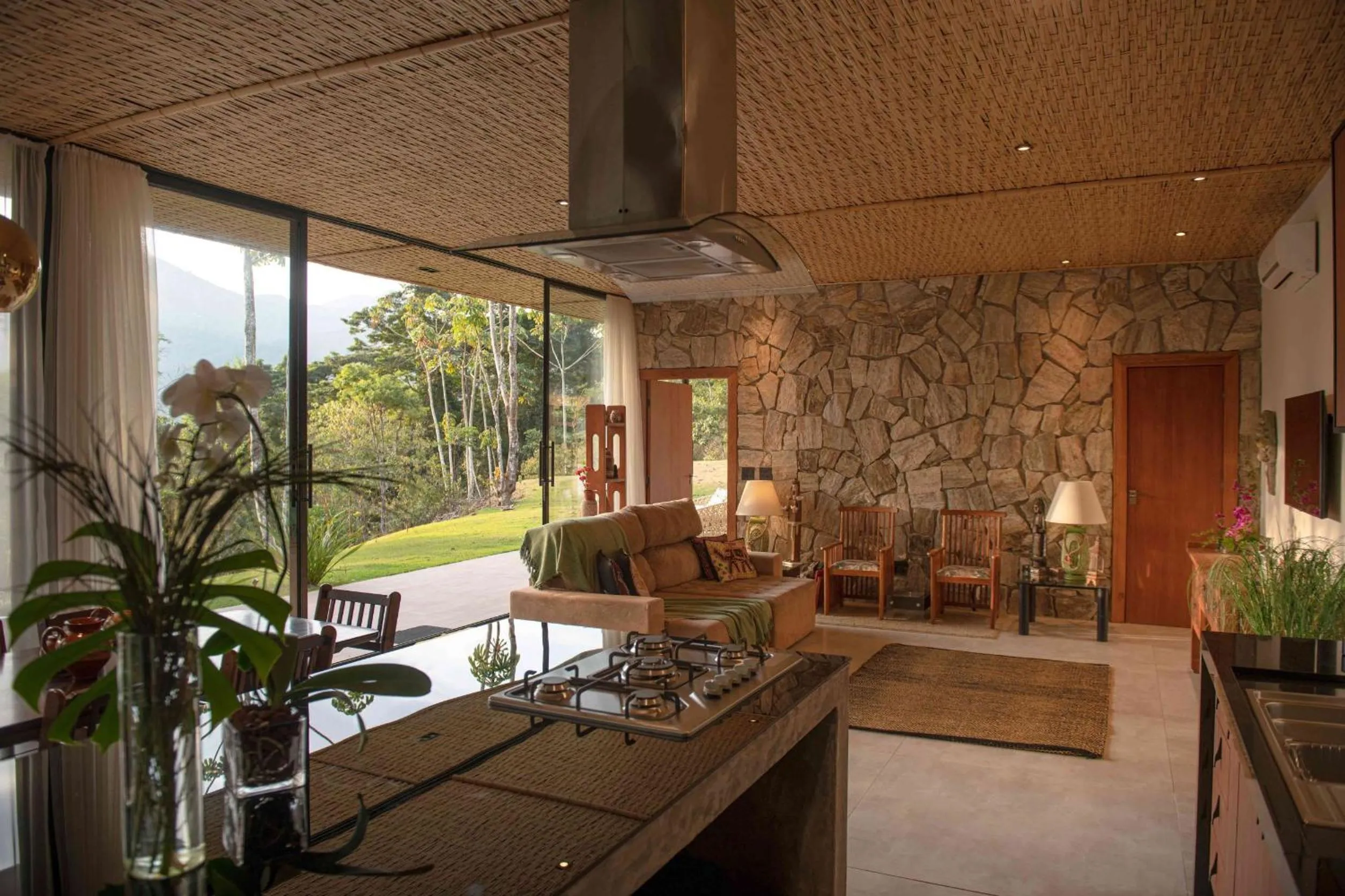 Living room in Embaúba Boutique Hotel