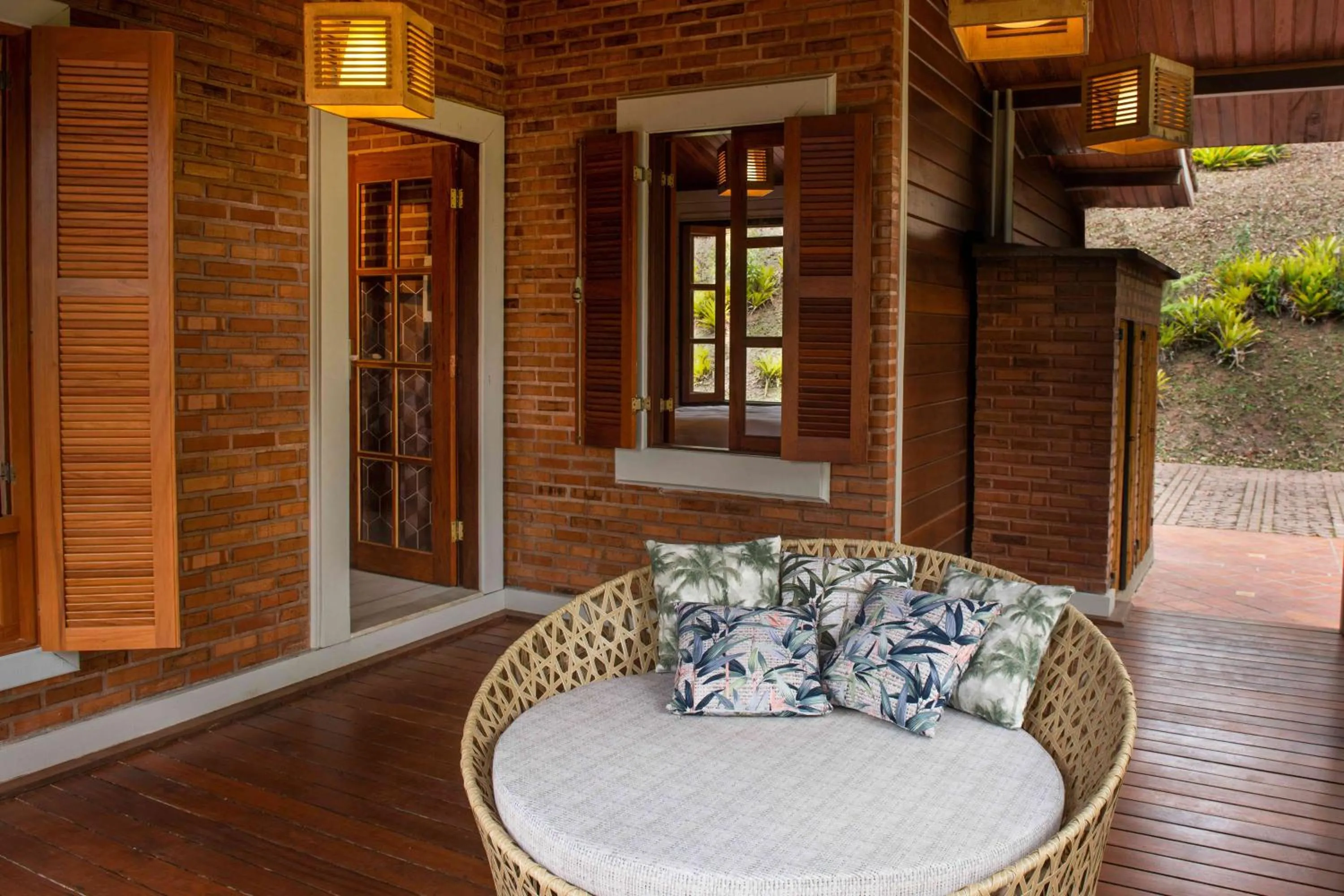 Patio in Embaúba Boutique Hotel