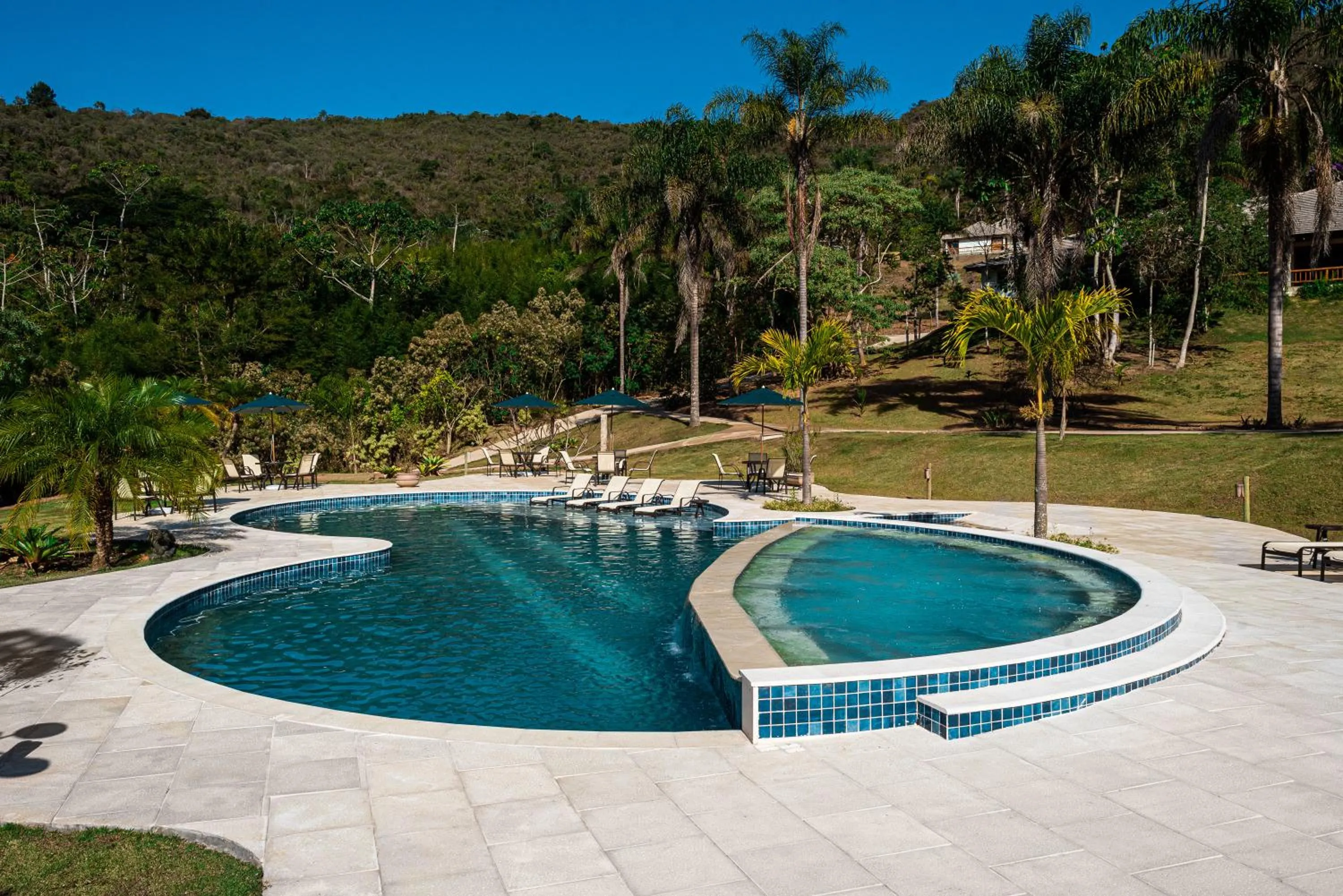 Swimming pool in Embaúba Boutique Hotel