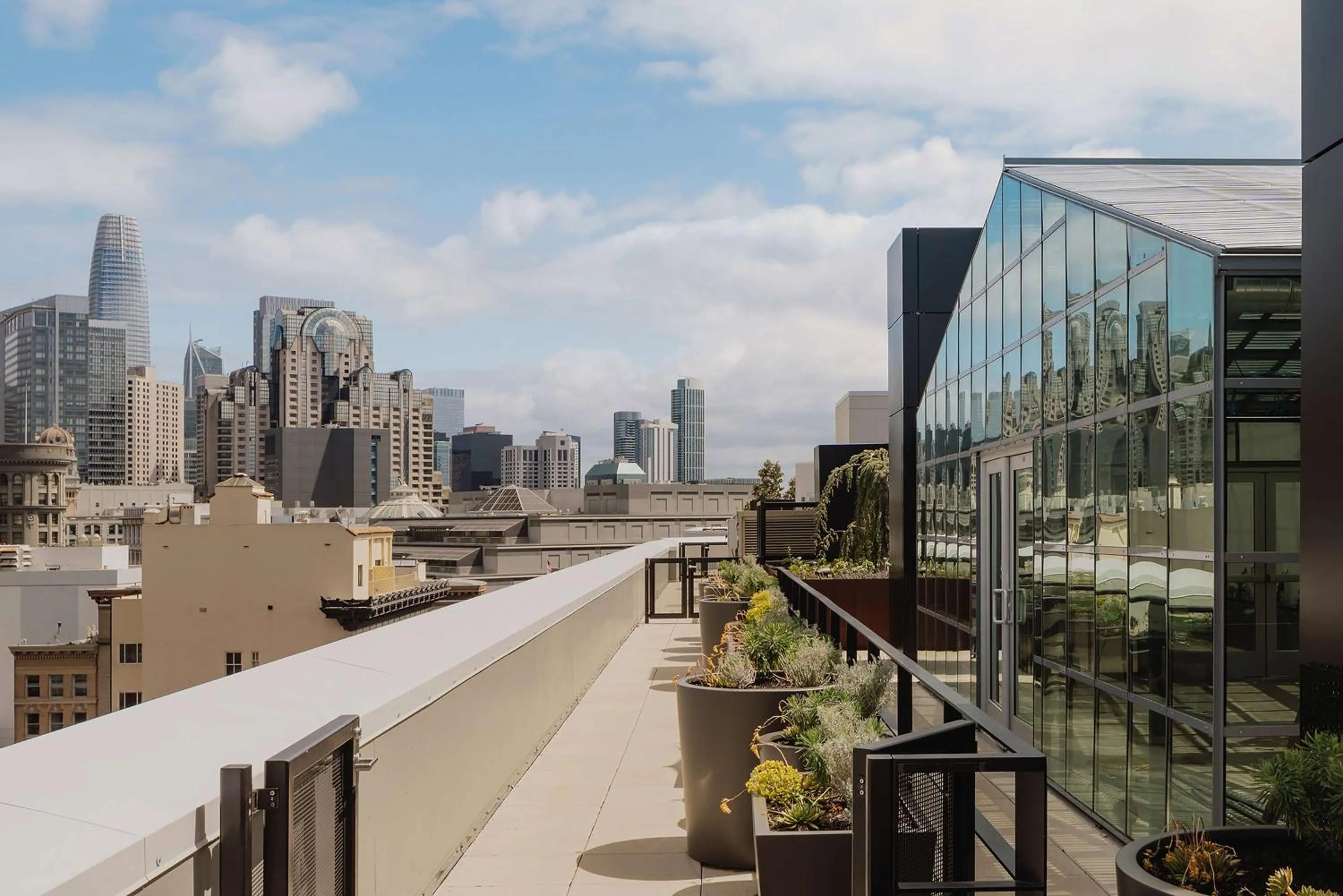 Patio in The LINE San Francisco