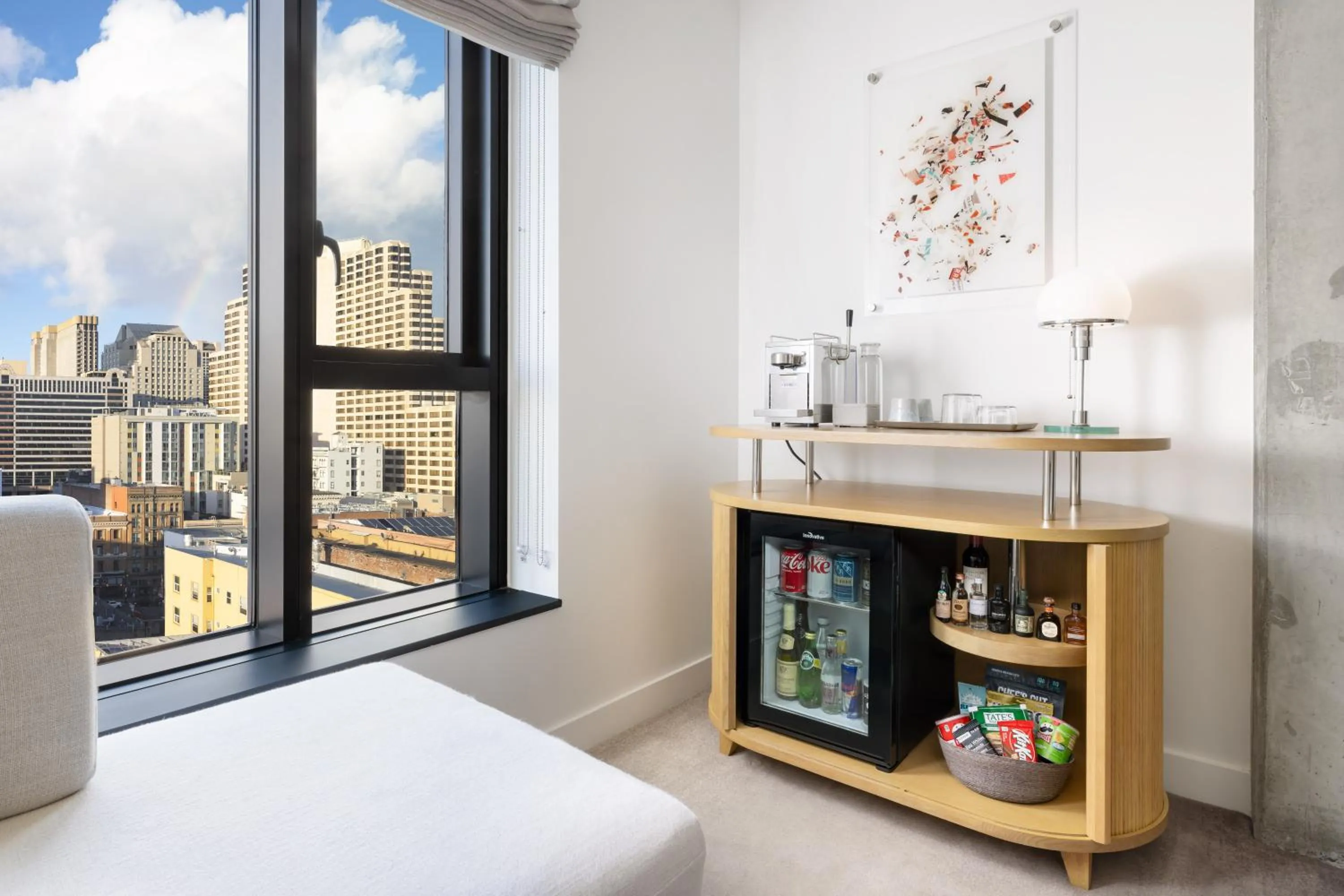 Bedroom, Bed in The LINE San Francisco