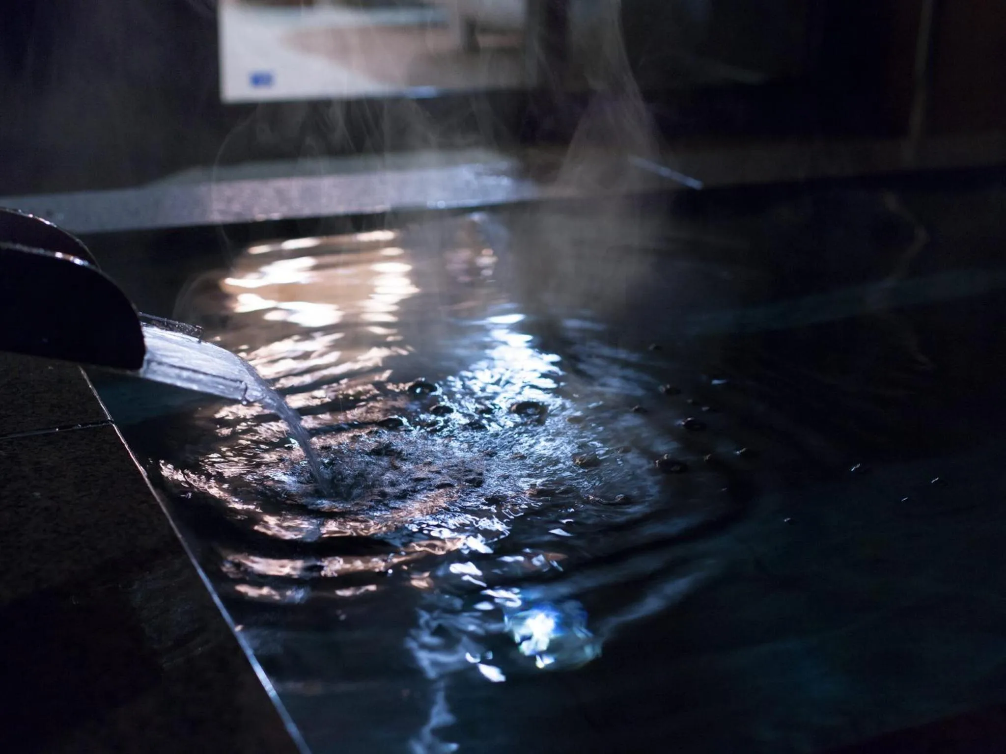 Hot Spring Bath in Tsukiyominoza