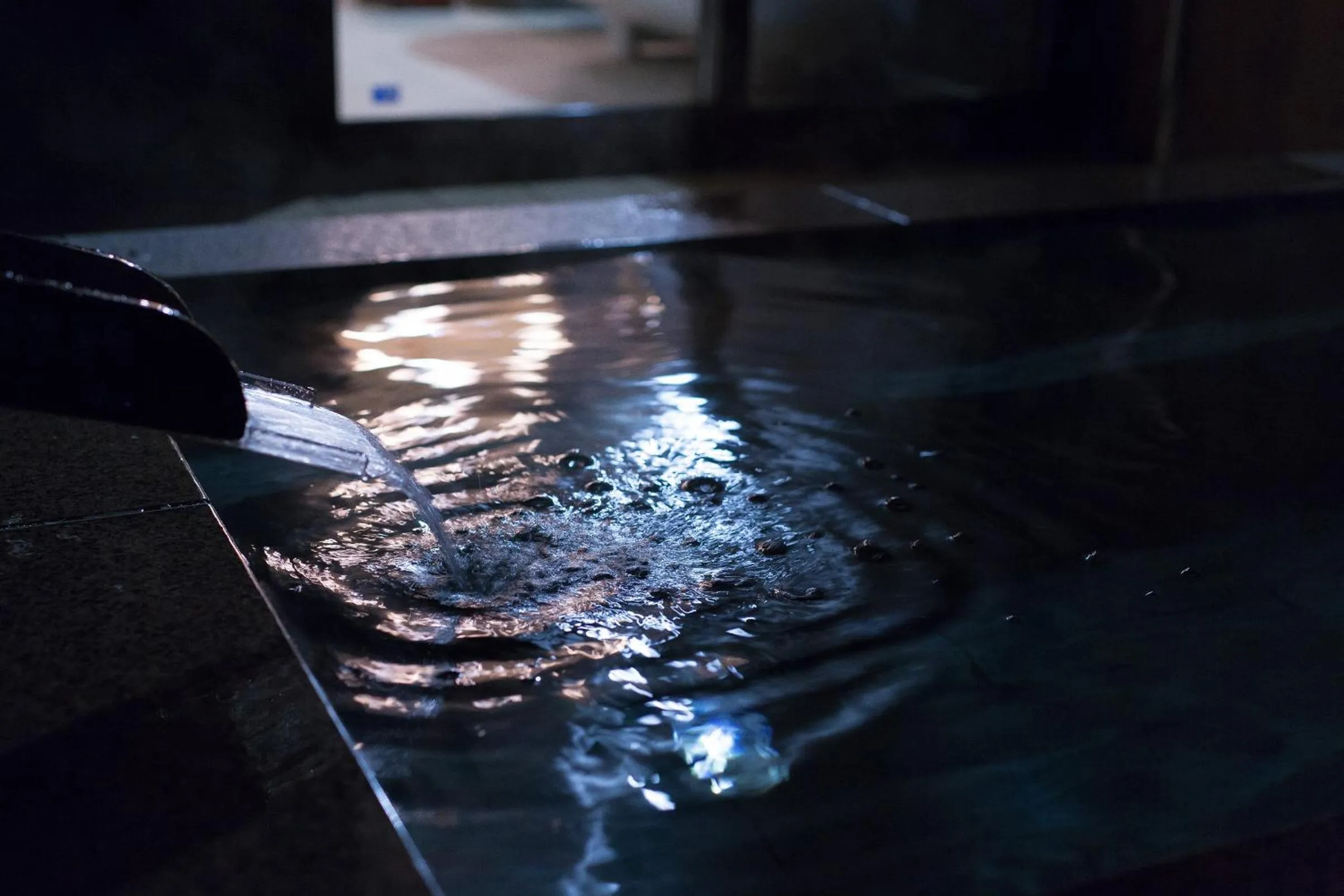 Hot Spring Bath in Tsukiyominoza