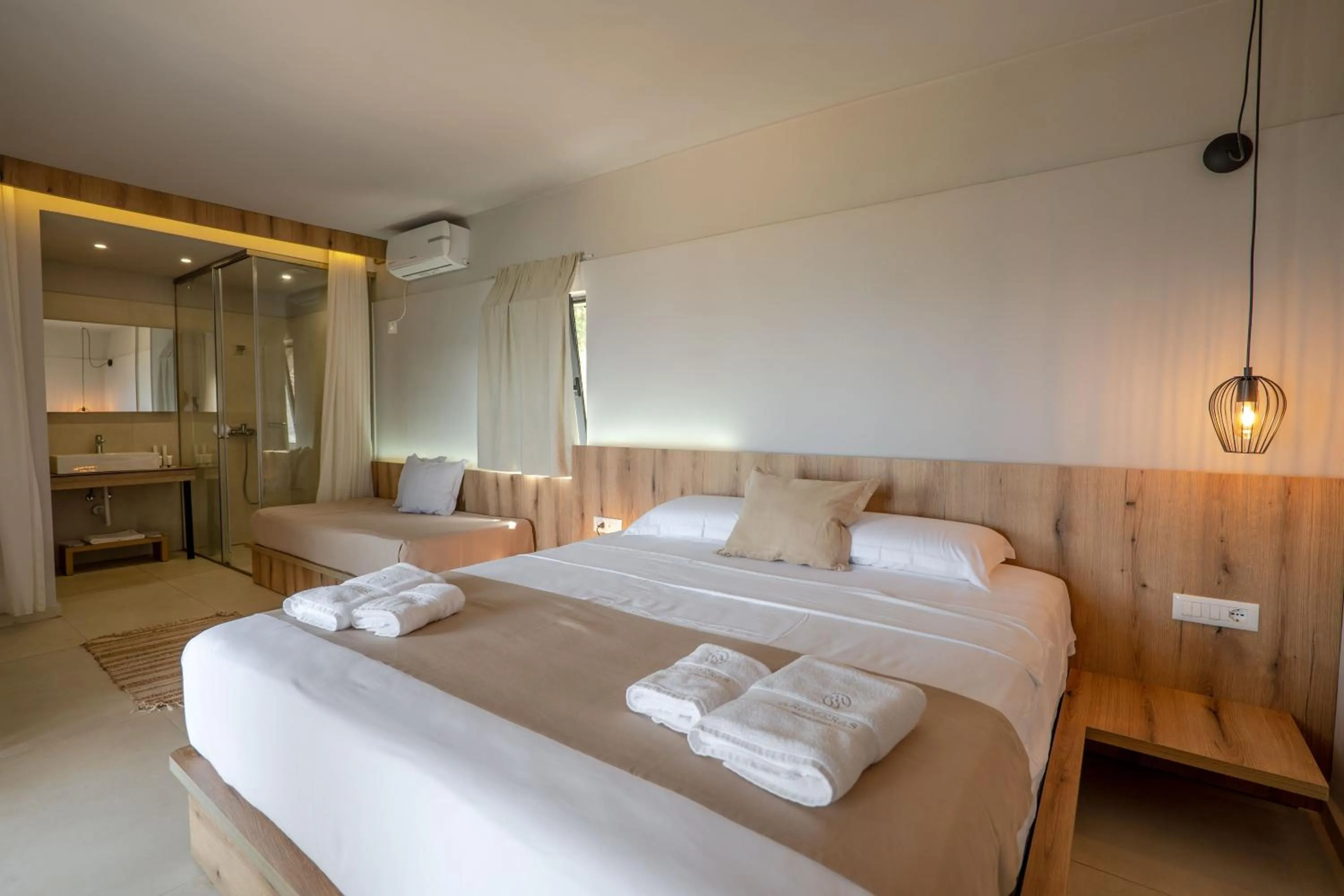 Bed in Arameras Beach Resort