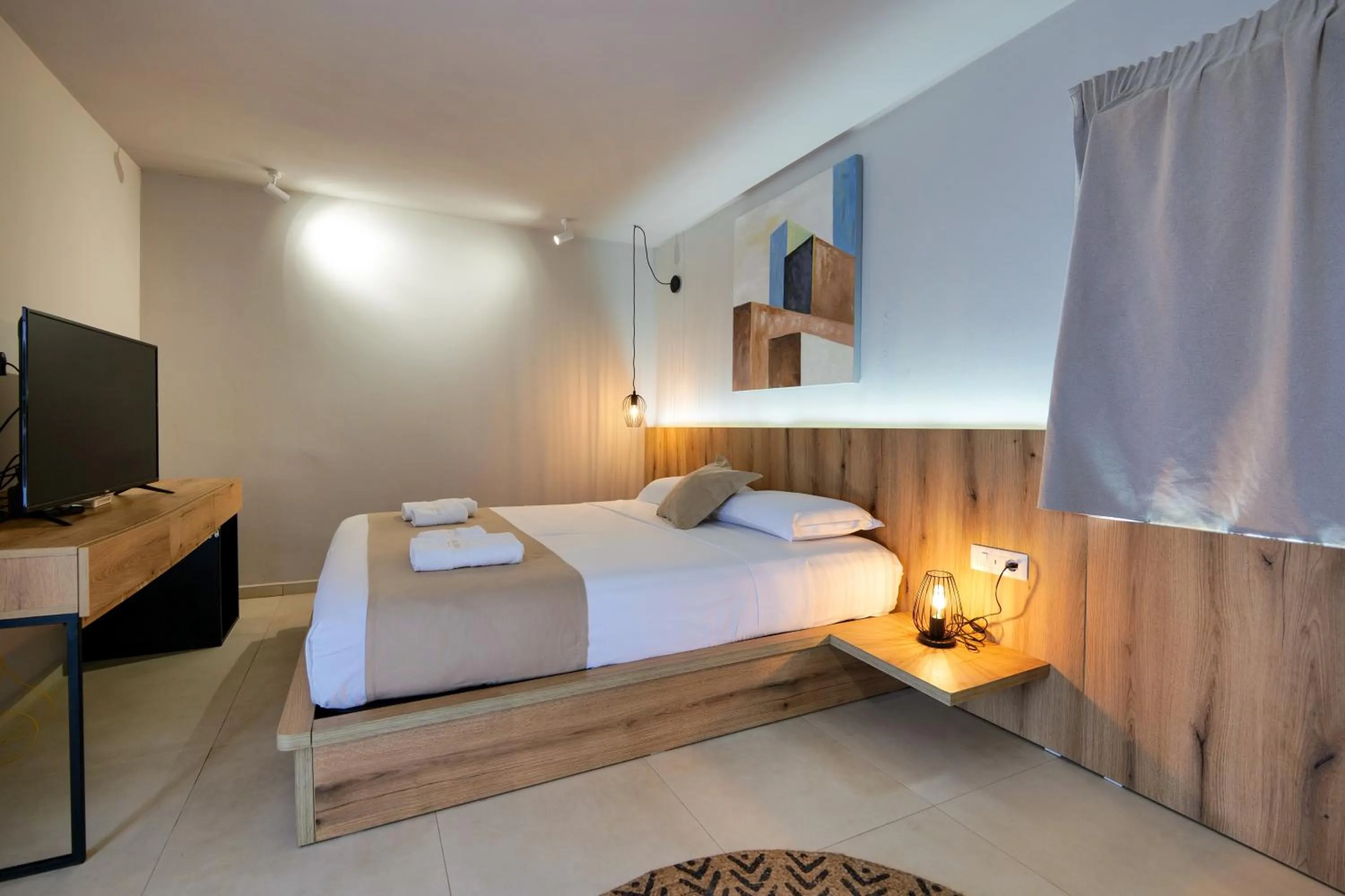 Bed in Arameras Beach Resort