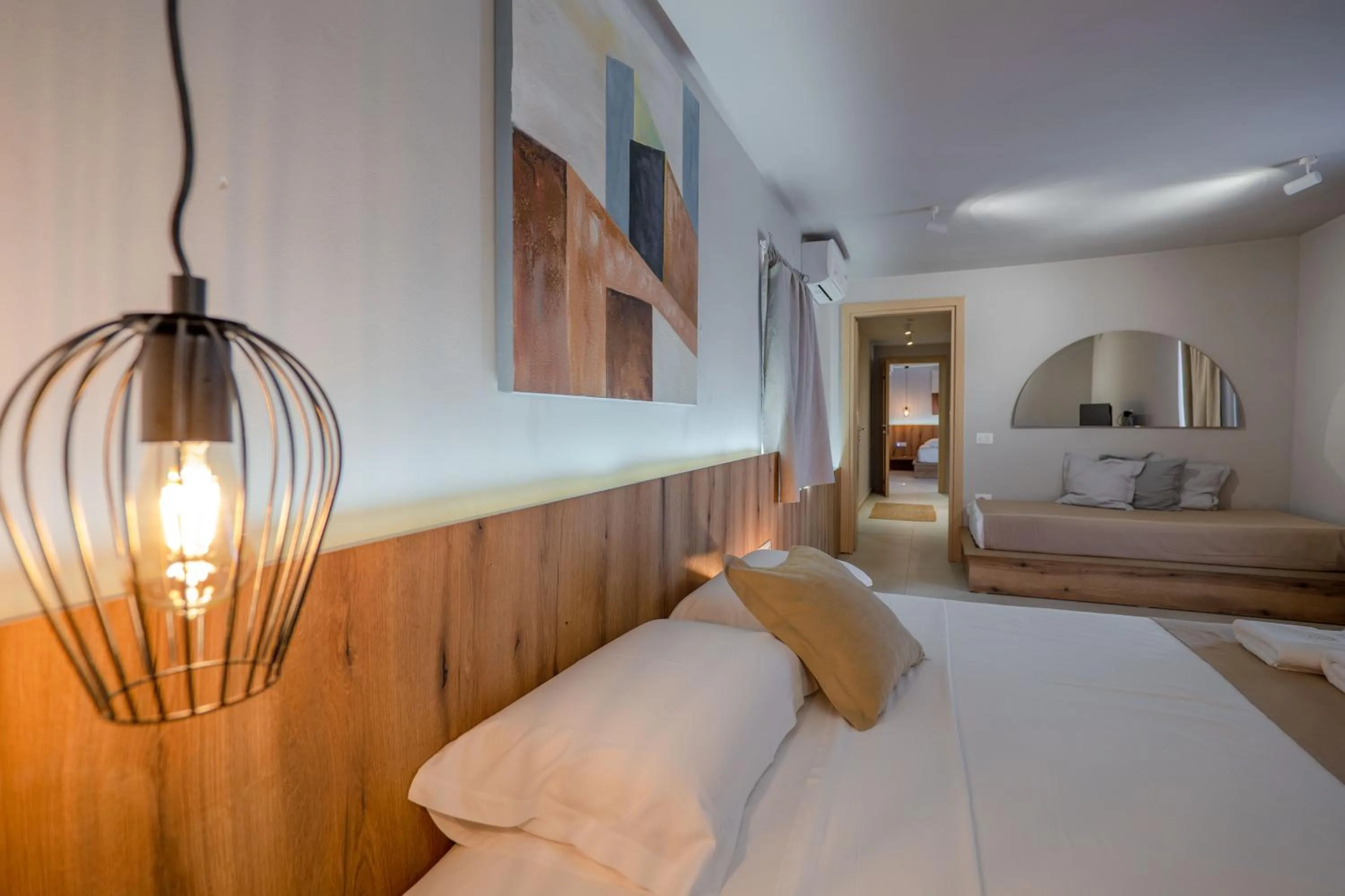 Bed in Arameras Beach Resort