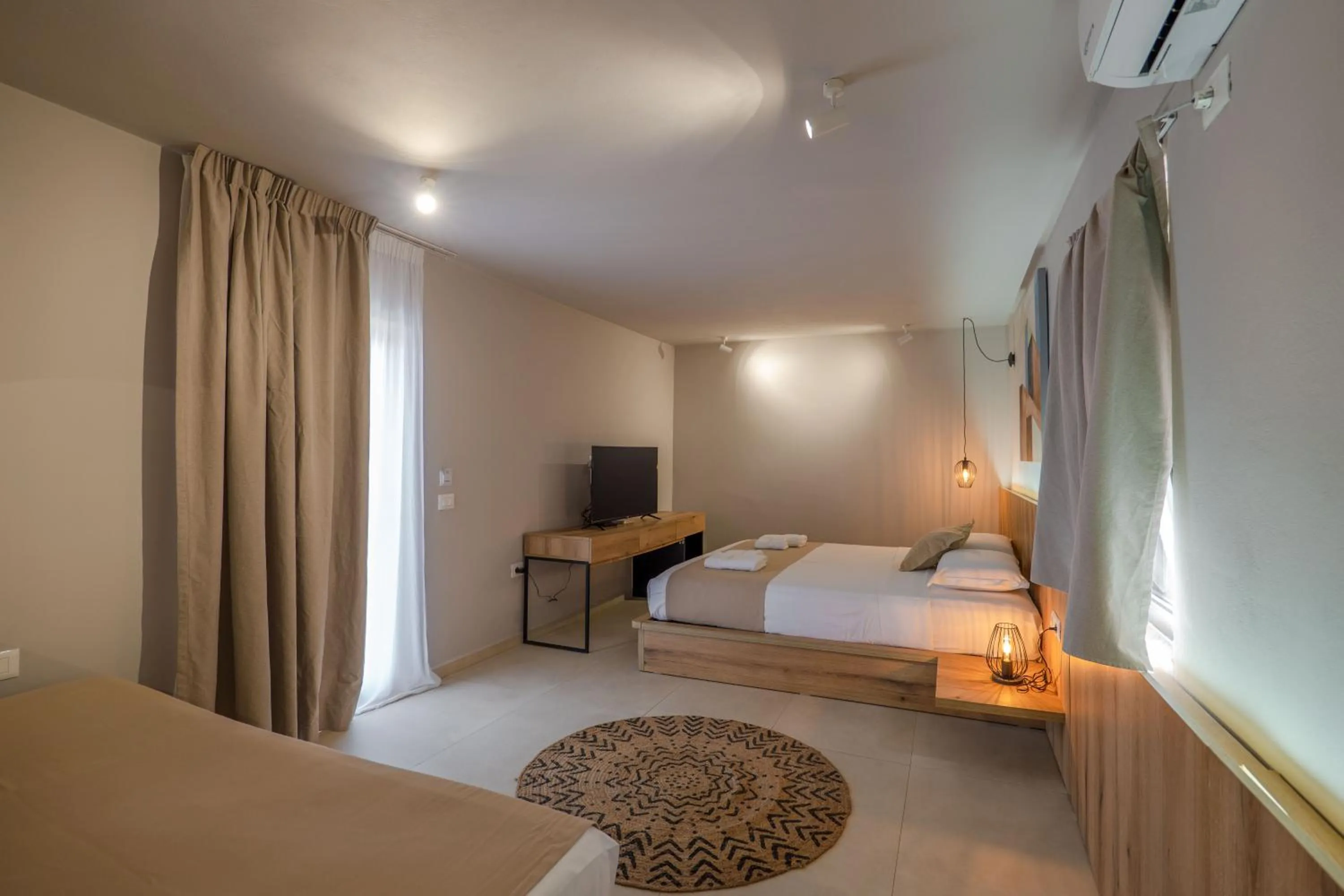 Bed in Arameras Beach Resort