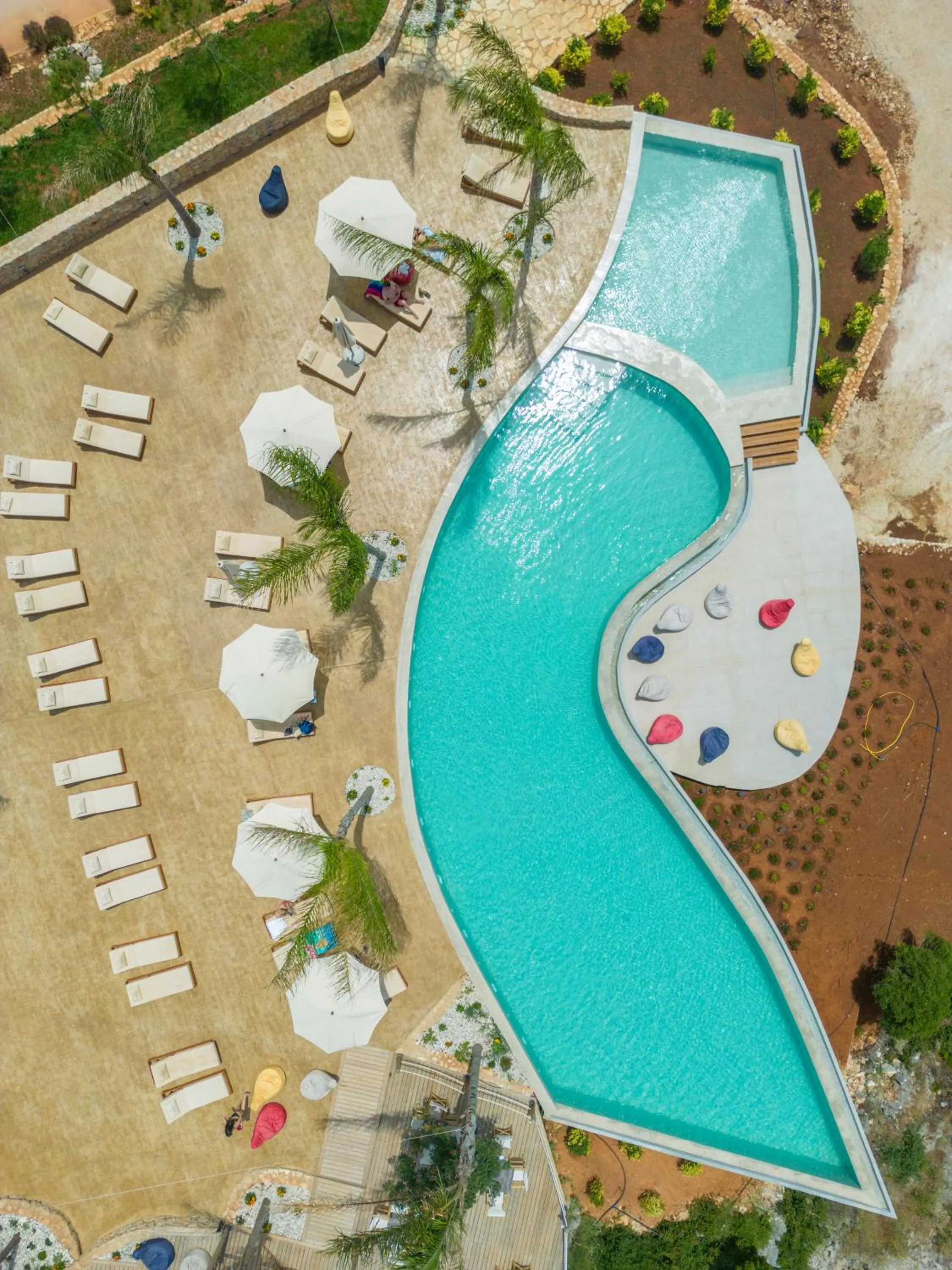 Pool view in Arameras Beach Resort